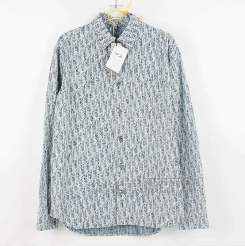Dior Dior Blue Cotton Women's Shirt . Size M / US 6-8 / IT 42-44 - 1 Thumbnail