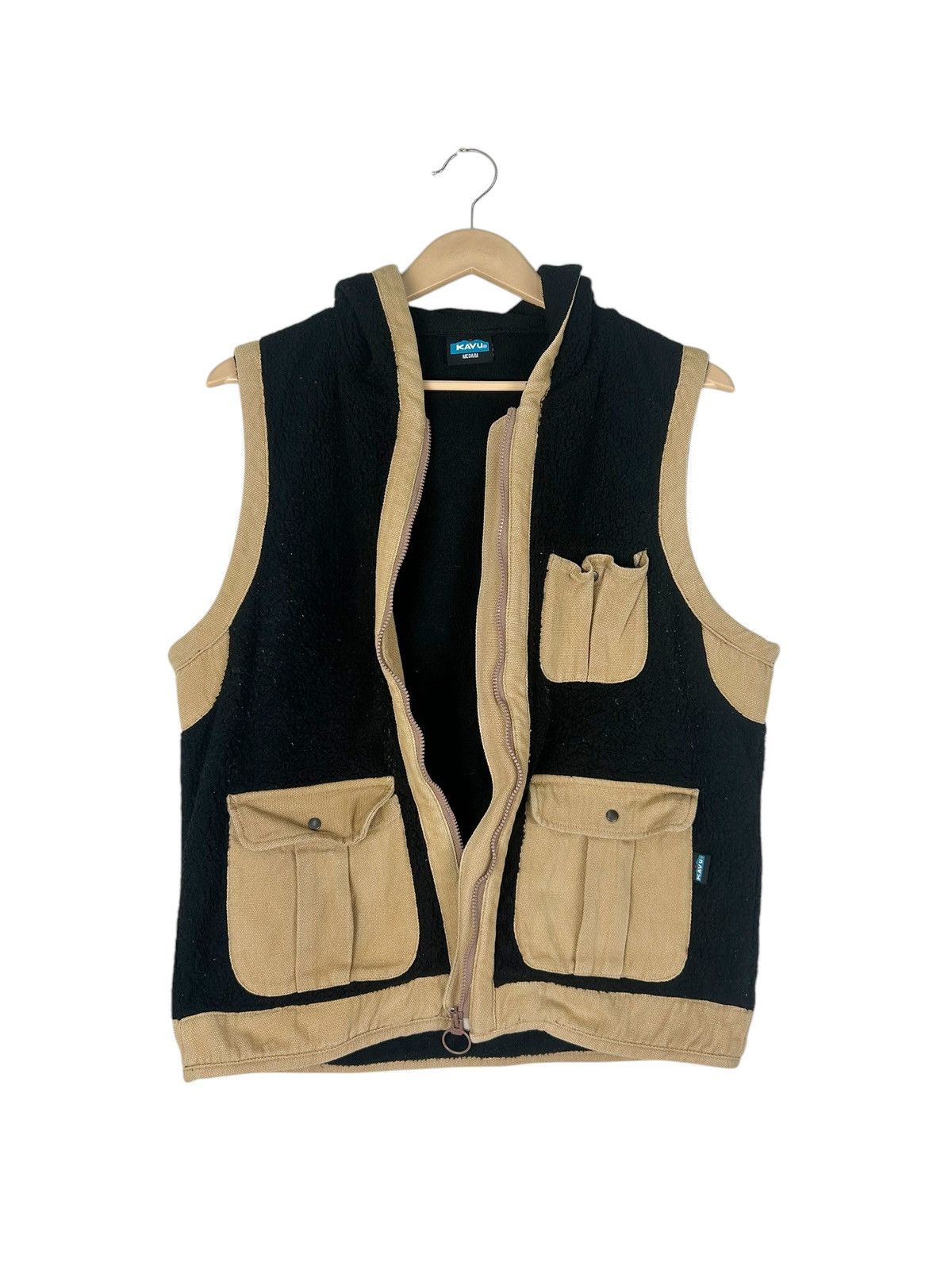 KAVU × Vintage Vintage Fleece Kavu / Outdoor Lifestyle with hoodie Size US M / EU 48-50 / 2 - 6 Thumbnail