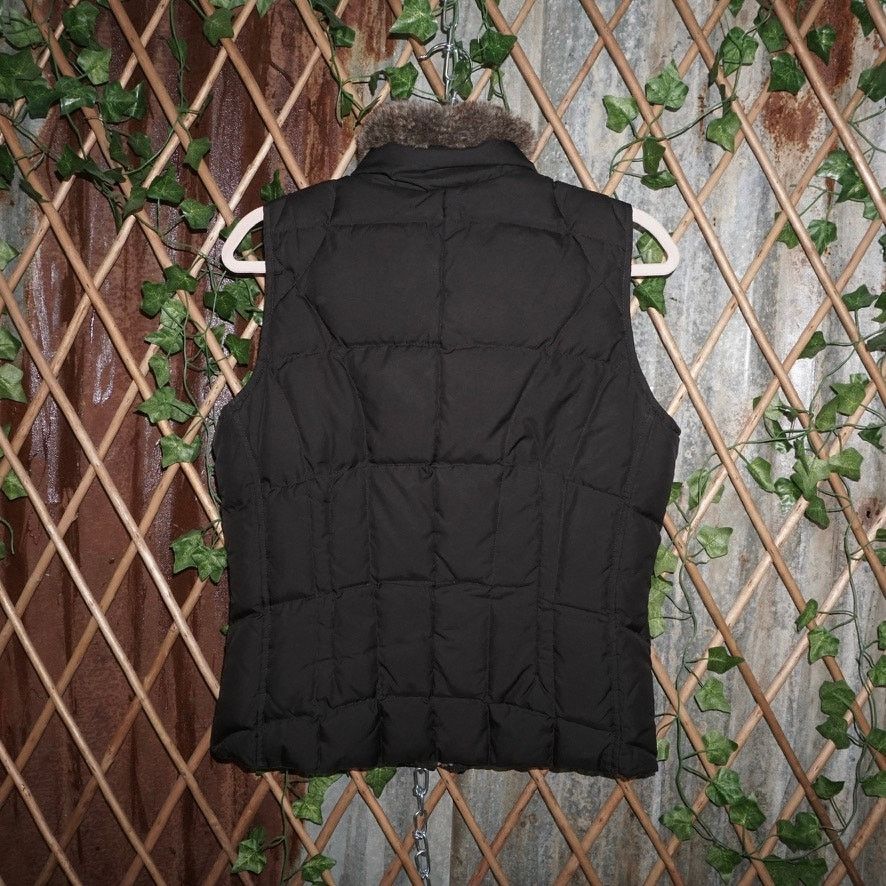 Eddie Bauer Small - Vintage Y2K Eddie Bauer fur collar down puffer vest Size S / US 4 / IT 40 - 2 Thumbnail