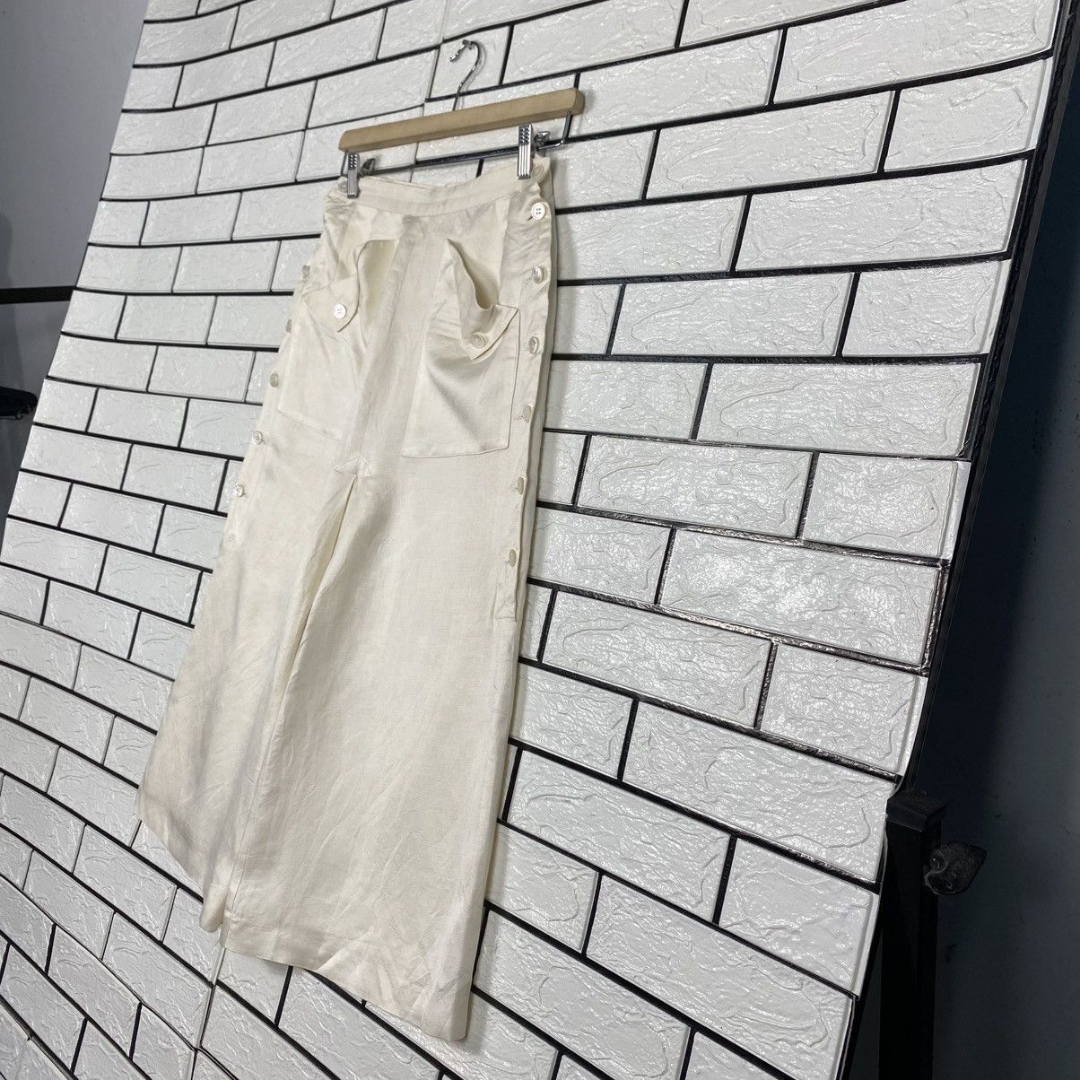 Yohji Yamamoto 📌Punk Style Bondage Pants Cropped Yoshie Inaba Japan Size 22" - 3 Thumbnail