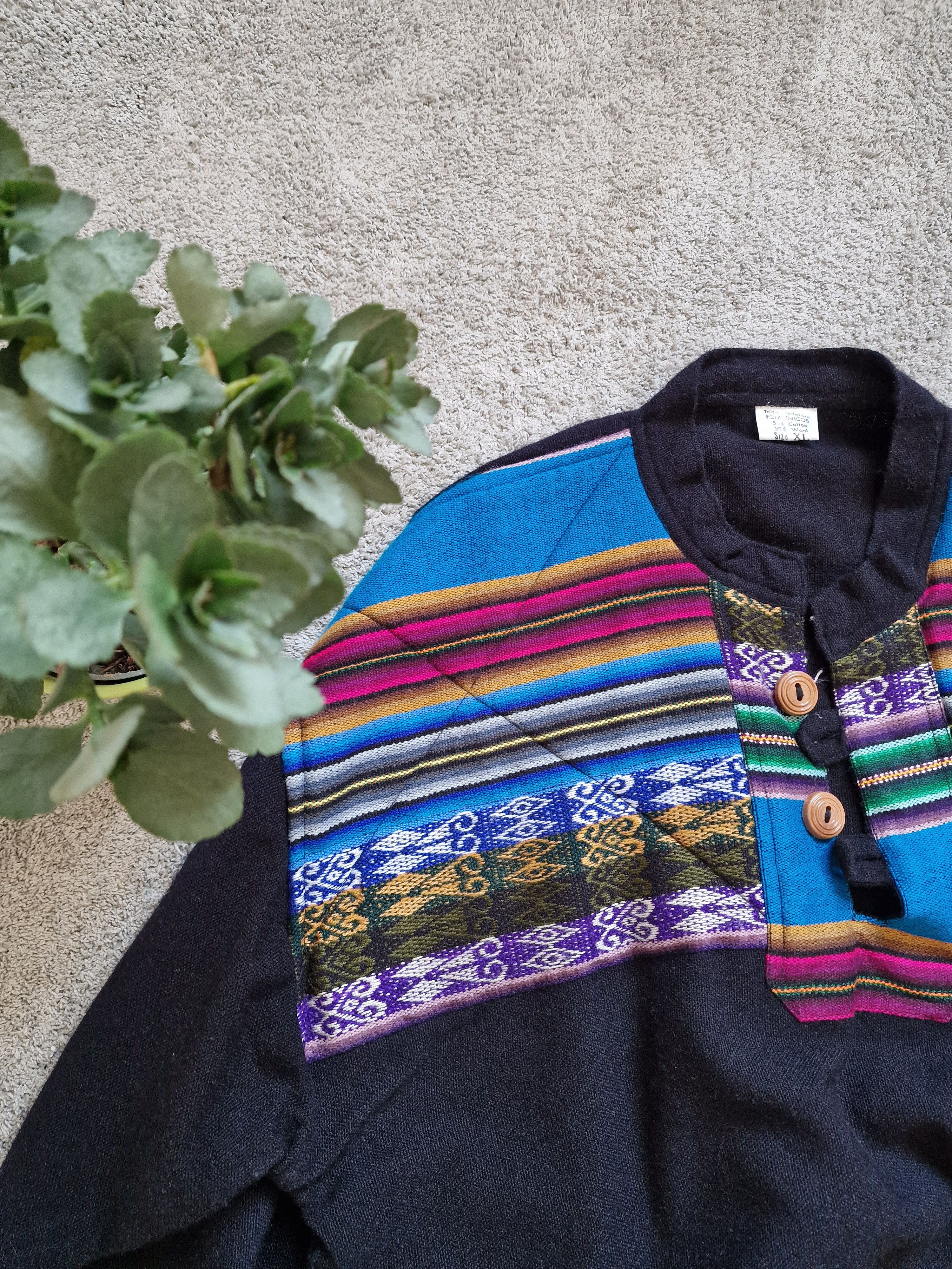 Other Authentic Ecuadorian Sweater – Otavalo Ethnic Design! Size US XL / EU 56 / 4 - 5 Thumbnail