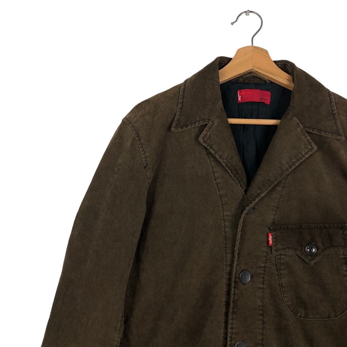Levi's 🔥Vintage Corduroy Biker Jacket Levi’s Red Tab Size US M / EU 48-50 / 2 - 7 Thumbnail