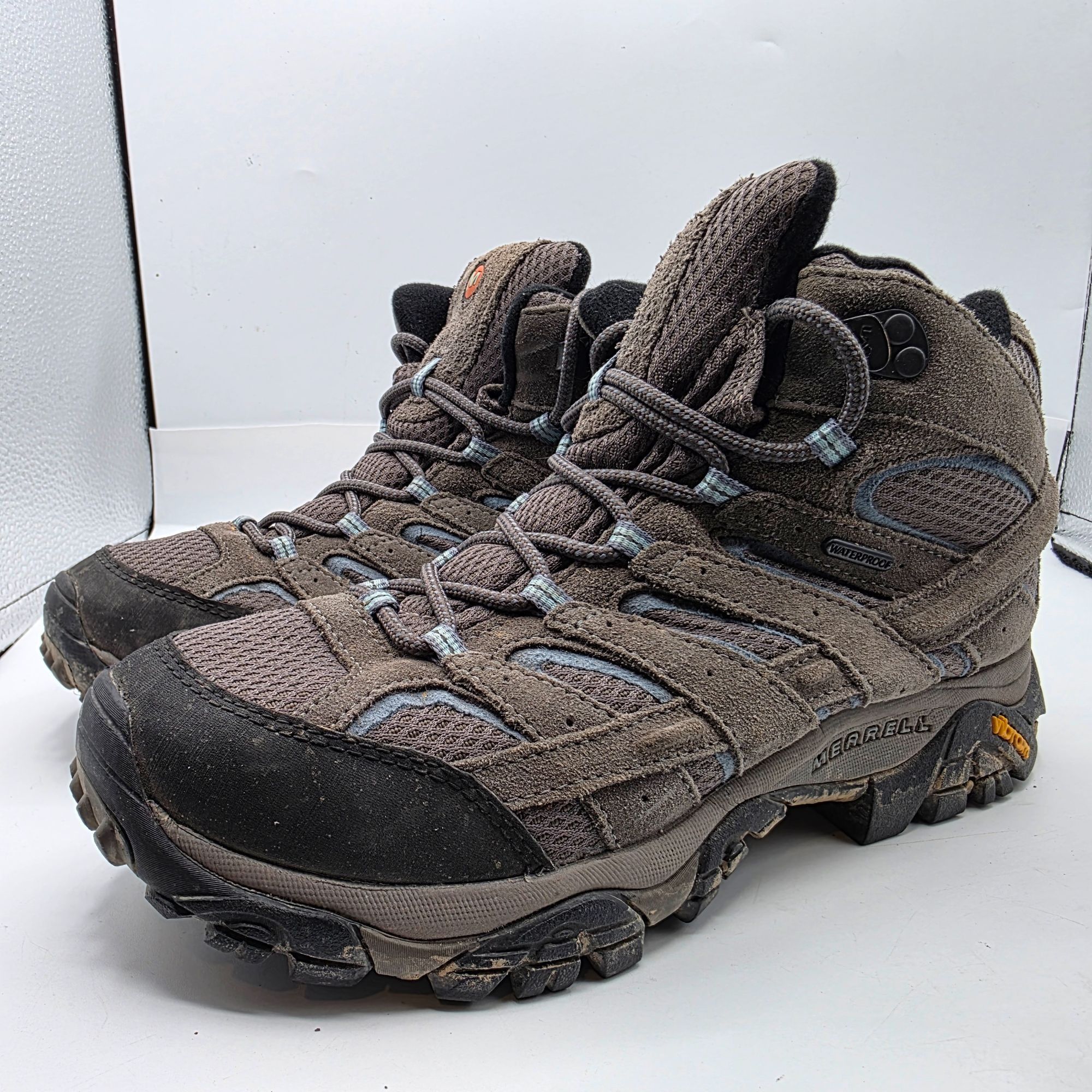 Merrell Merrell Moab 2 Mid Womens Size 11 Gray Hiking Shoes Camping Size US 11 / IT 41 - 4 Thumbnail