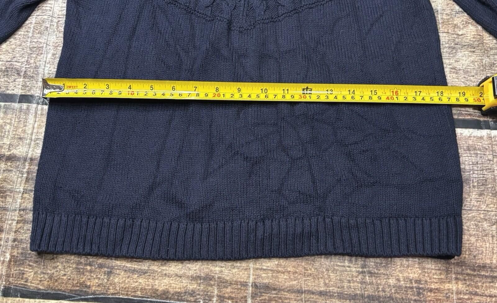 Other Talbots Sweater Womens M Cotton Silk Bobble Stitch Cable Size M / US 6-8 / IT 42-44 - 11 Thumbnail