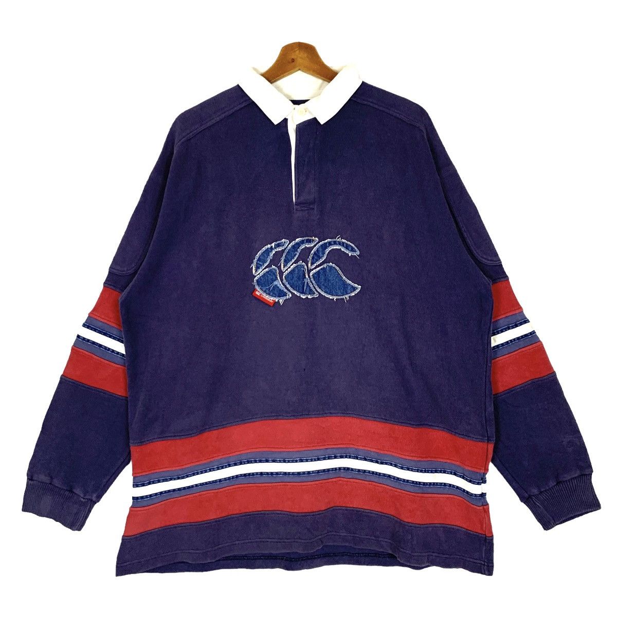 Canterbury of New Zealand Vintage Canterbury Of New Zealand Polo Rugby Sweatshirt Size US XL / EU 56 / 4 - 1 Thumbnail