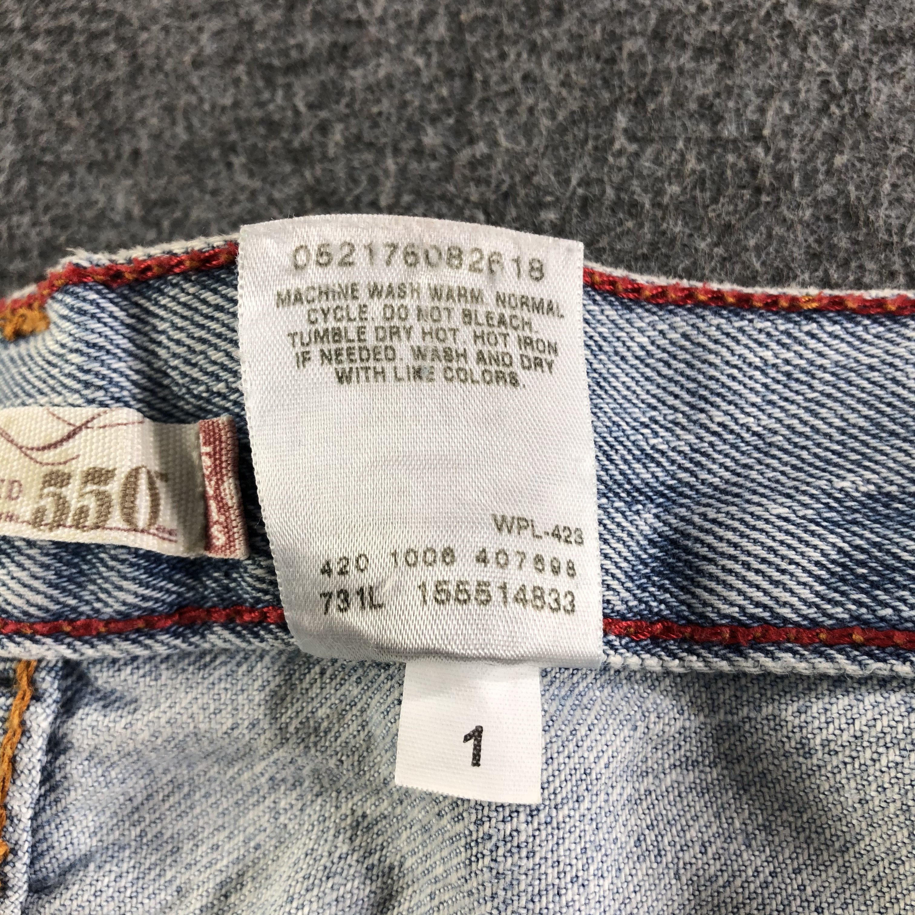 Levi's Vintage Blue Wash Levis 550 Jeans-J3006 Size US 32 / EU 48 - 11 Thumbnail