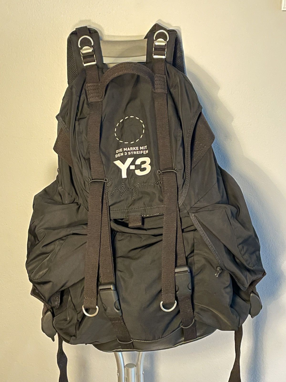 Yohji Yamamoto Yohji Yamamoto Parachute Backpack Size ONE SIZE - 1 Thumbnail