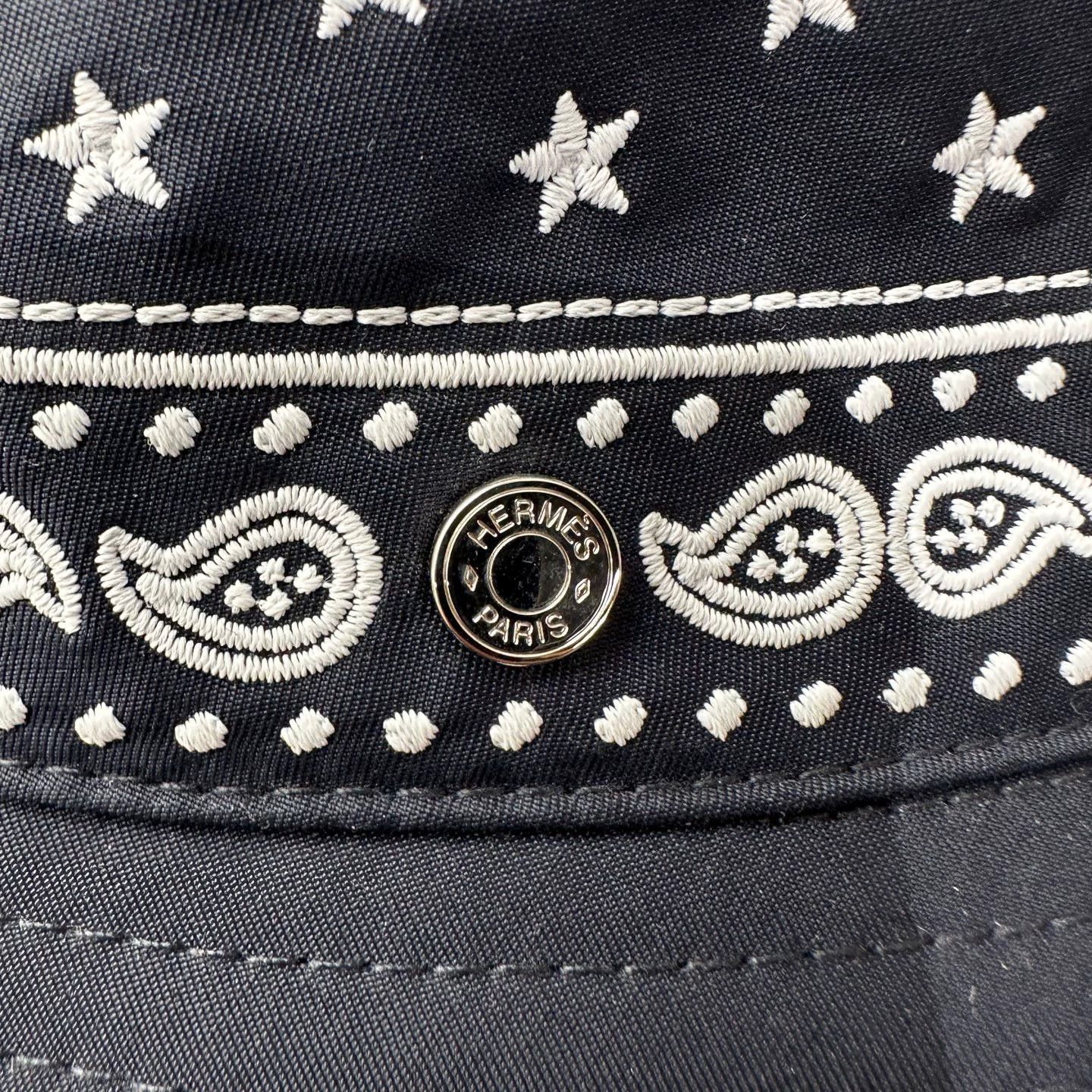 Hermes Hermes mar479 cashew flower logo buckle fisherman 56 Size ONE SIZE - 7 Thumbnail