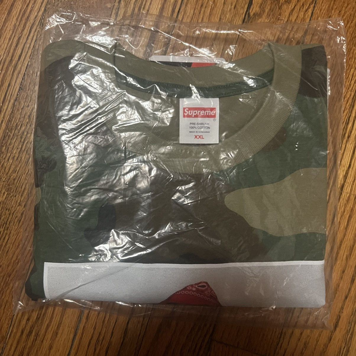 Supreme In Hand Supreme Playboi Carti Photo Tee Woodland Camo XXL Size US XXL / EU 58 / 5 - 2 Thumbnail