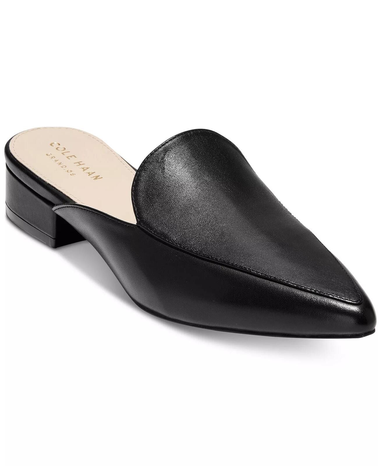Cole Haan Cole Haan Women's Piper Leather Pointed-Toe Mules - US8 Size US 8 / IT 38 - 1 Thumbnail
