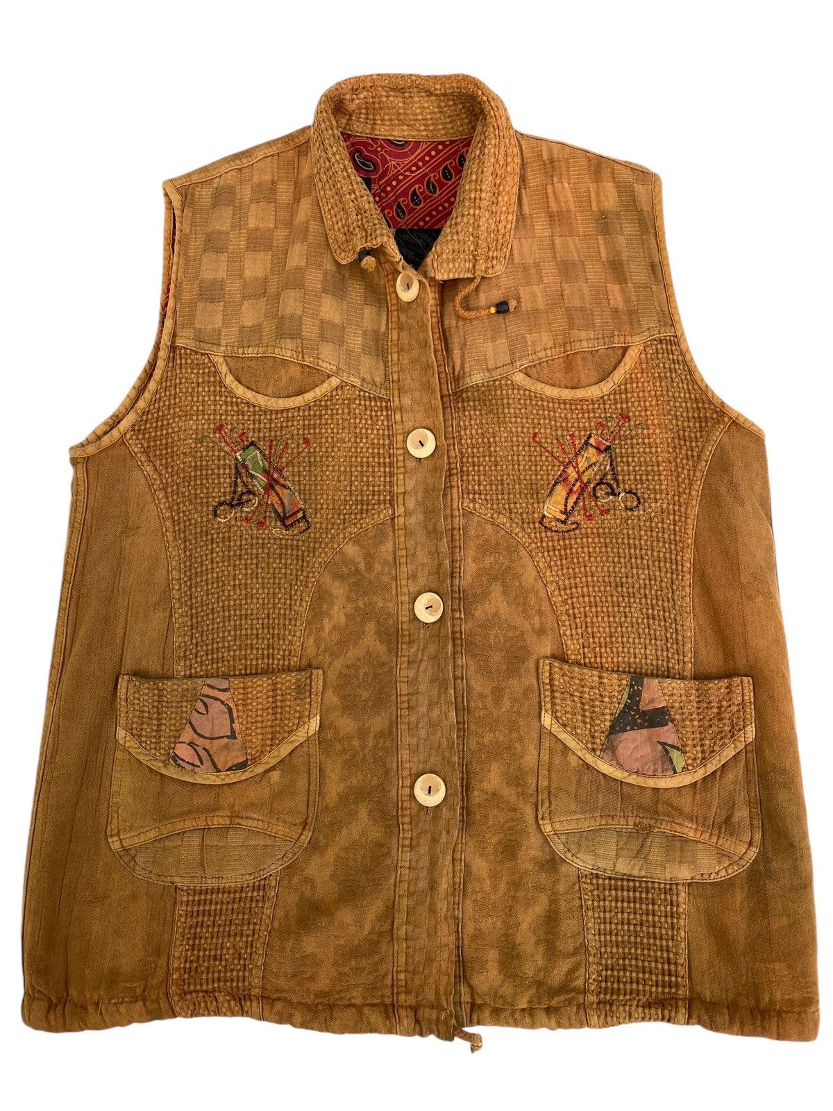 Japanese Brand × Vintage Vtg Vest Tradition Japanese Size US XL / EU 56 / 4 - 1 Thumbnail