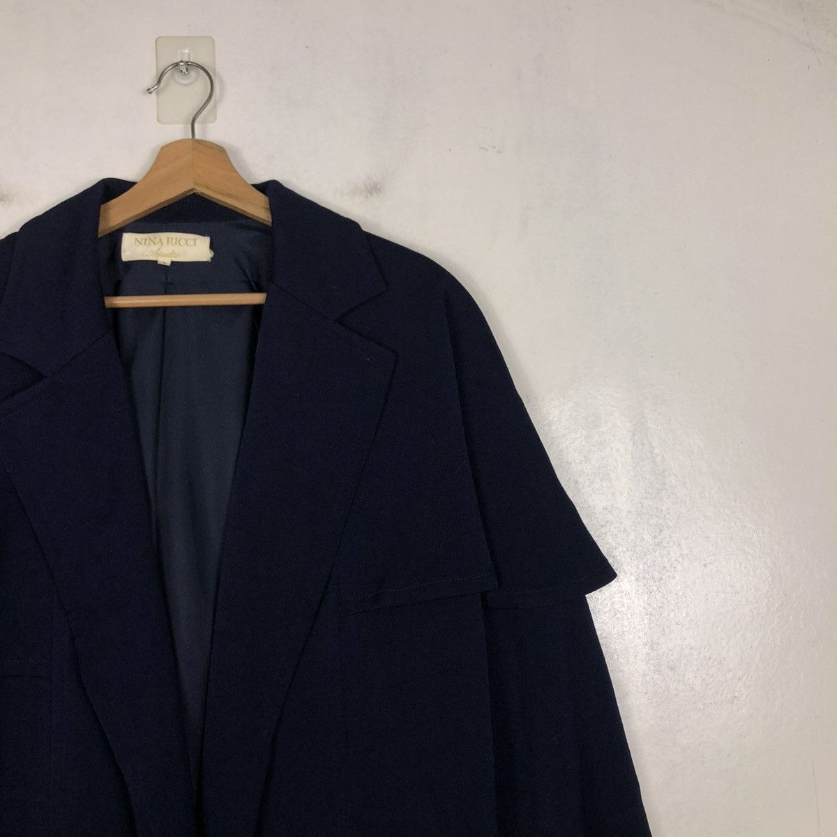 Designer 📌VINTAGE HEAVY JACKET DOUBLE LAYER BREAST NINA RICCI Size US M / EU 48-50 / 2 - 8 Thumbnail