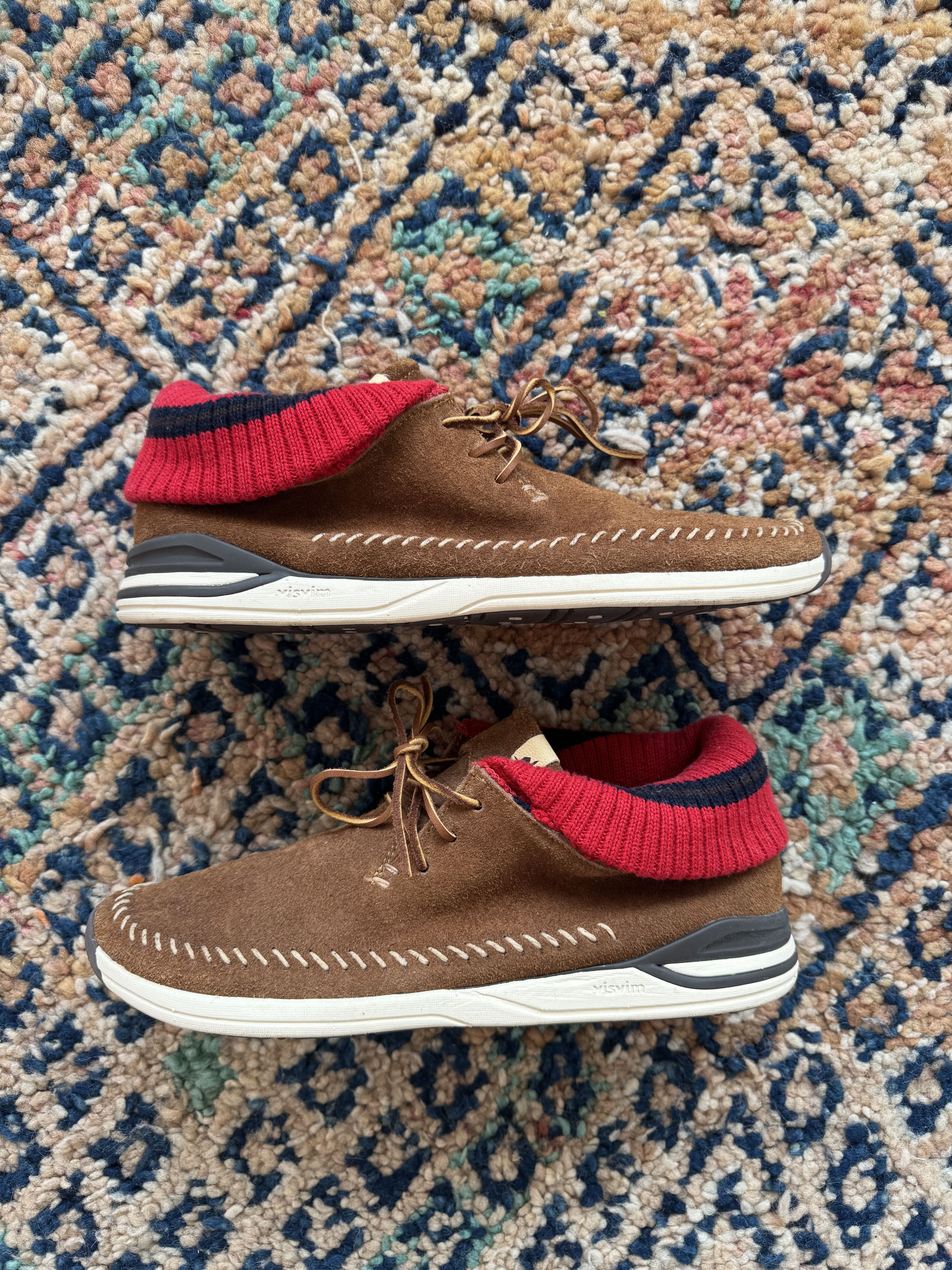 美品　Visvim Maliseet-Folk　フリンジ　モカシン　レザー　26 美品Visvim Maliseet-Folkフリンジモカシンレザー26