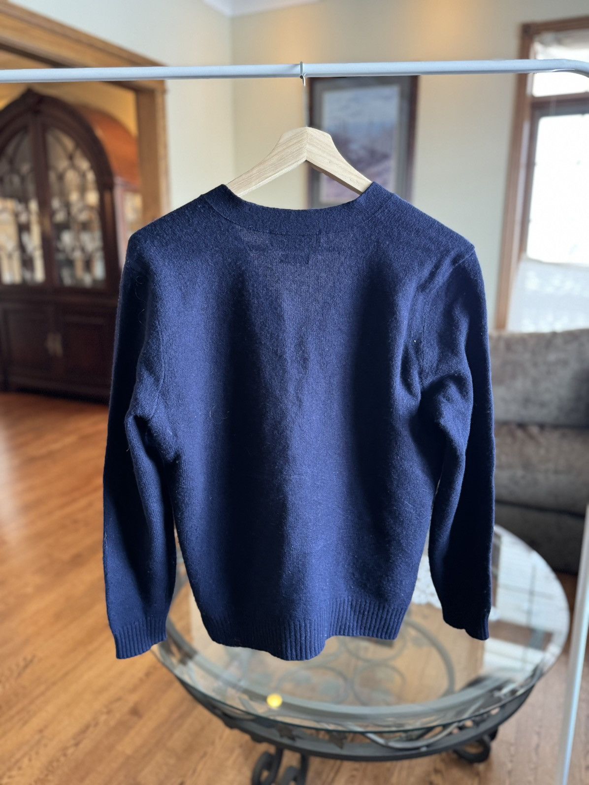 Polo Ralph Lauren Lambswool Navy Blue Cardigan Size US S / EU 44-46 / 1 - 3 Thumbnail