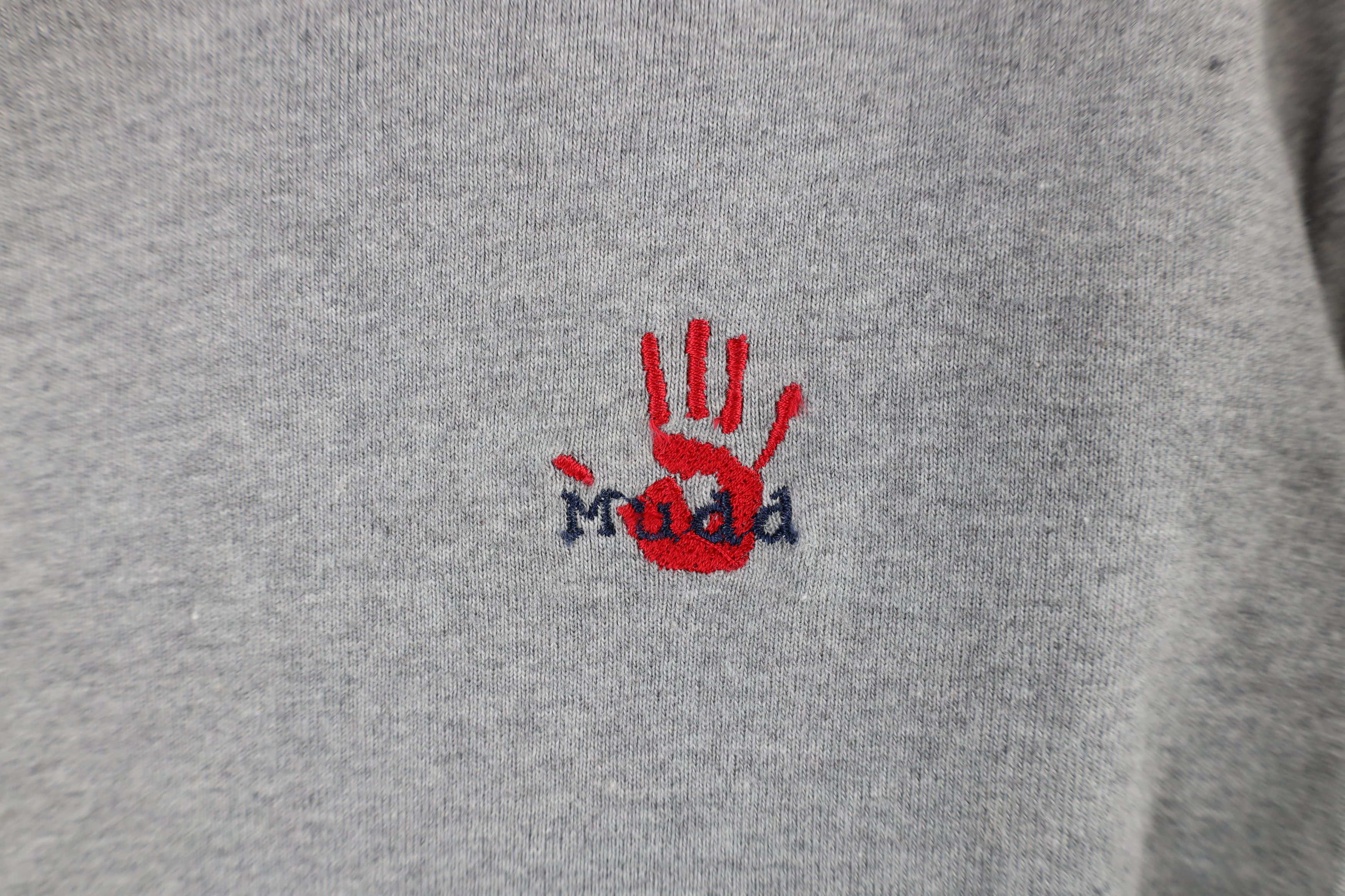 Vintage Vintage 90s Y2K Mudd Babydoll Ribbed Thermal T-Shirt Gray Size L / US 10 / IT 46 - 4 Thumbnail