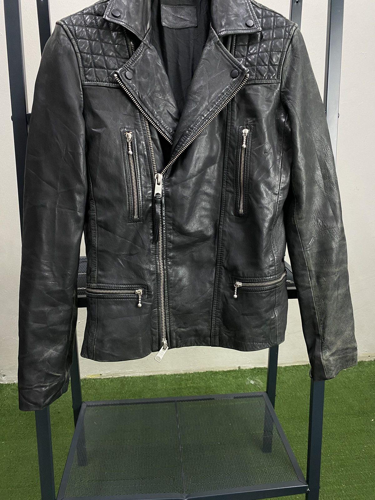 Allsaints Allsaints Sheep Leather Jacket Size US XS / EU 42 / 0 - 5 Thumbnail