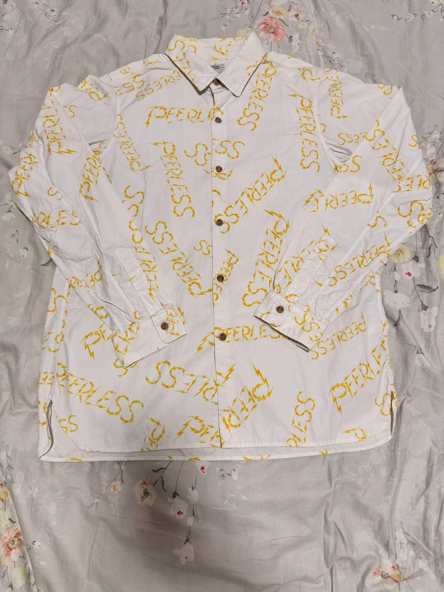 visvim 17ss peerless printed Long sleeve shirt Shirt jacket