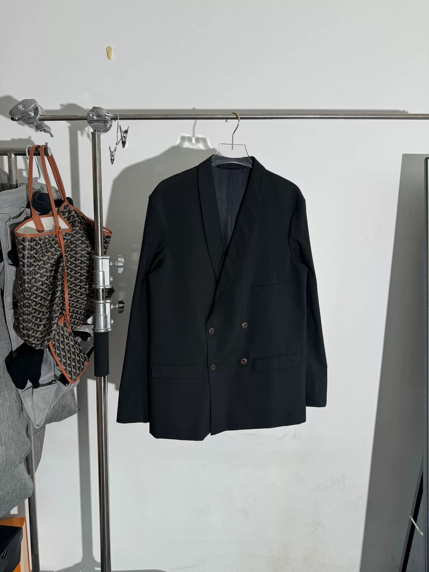 Lemaire Lemaire 18 Textured Wool Blazer Size US S / EU 44-46 / 1 - 1 Thumbnail