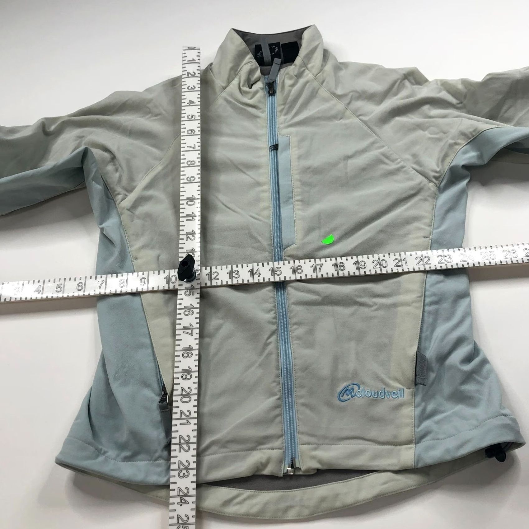 Vintage Cloudveil Small Womens Nylon Blend Outdoor Hiking Zip Jacket Gray Blue PLS READ Size S / US 4 / IT 40 - 5 Thumbnail