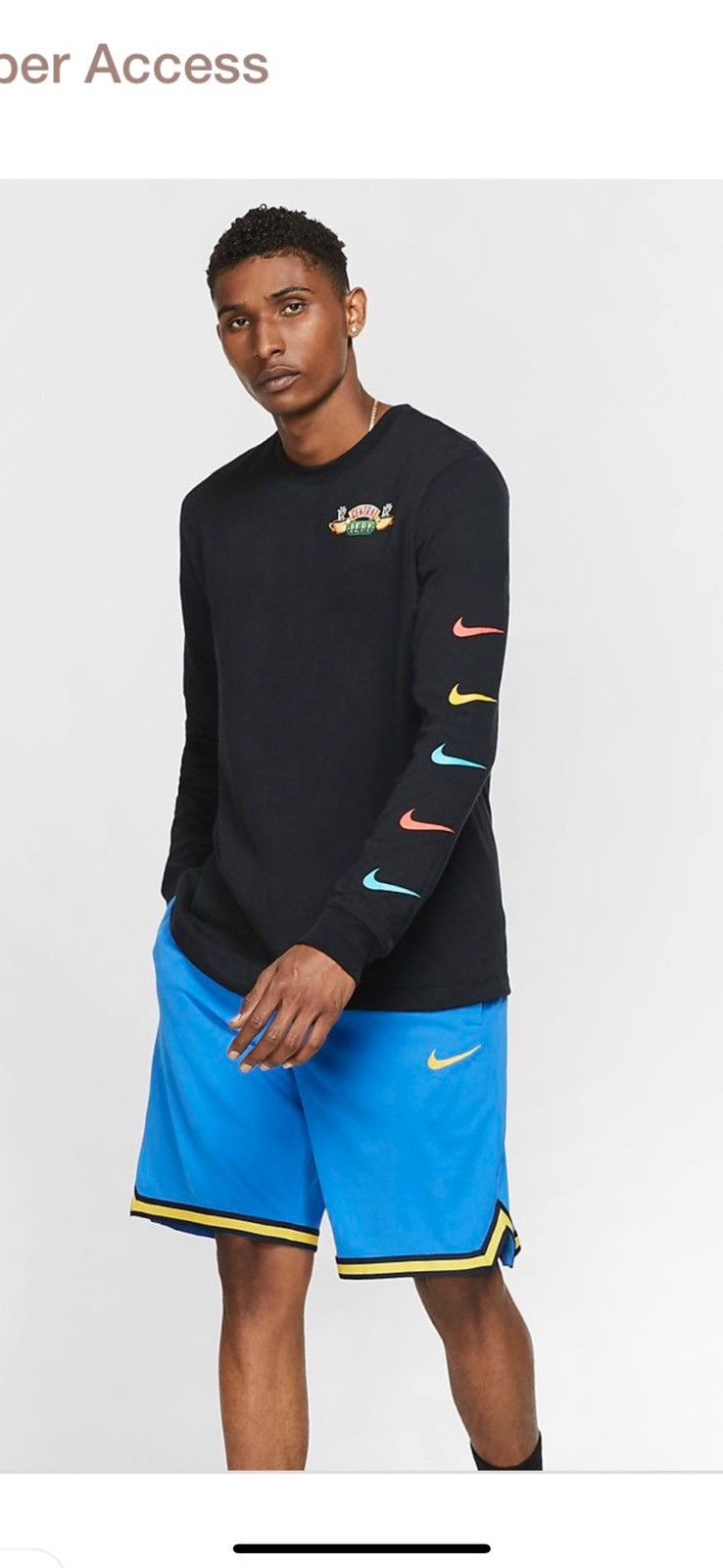 Nike Nike Central Perk tee “Friends “ XL Black Size US XL / EU 56 / 4 - 6 Thumbnail