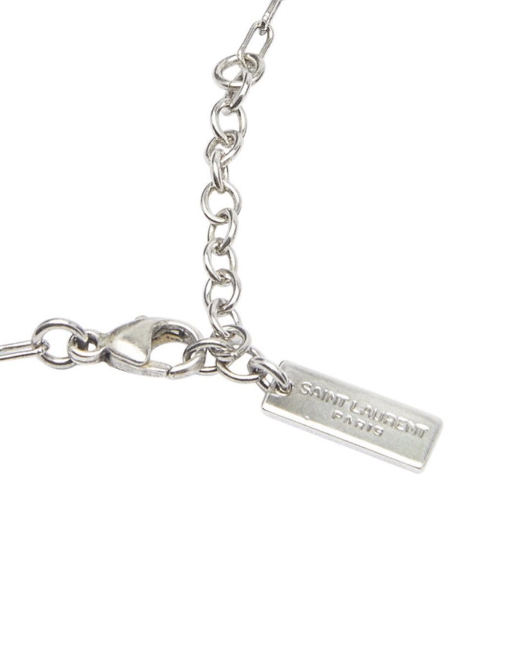 Saint Laurent Paris Saint Laurent Long Chain in Silver Size ONE SIZE - 9 Thumbnail