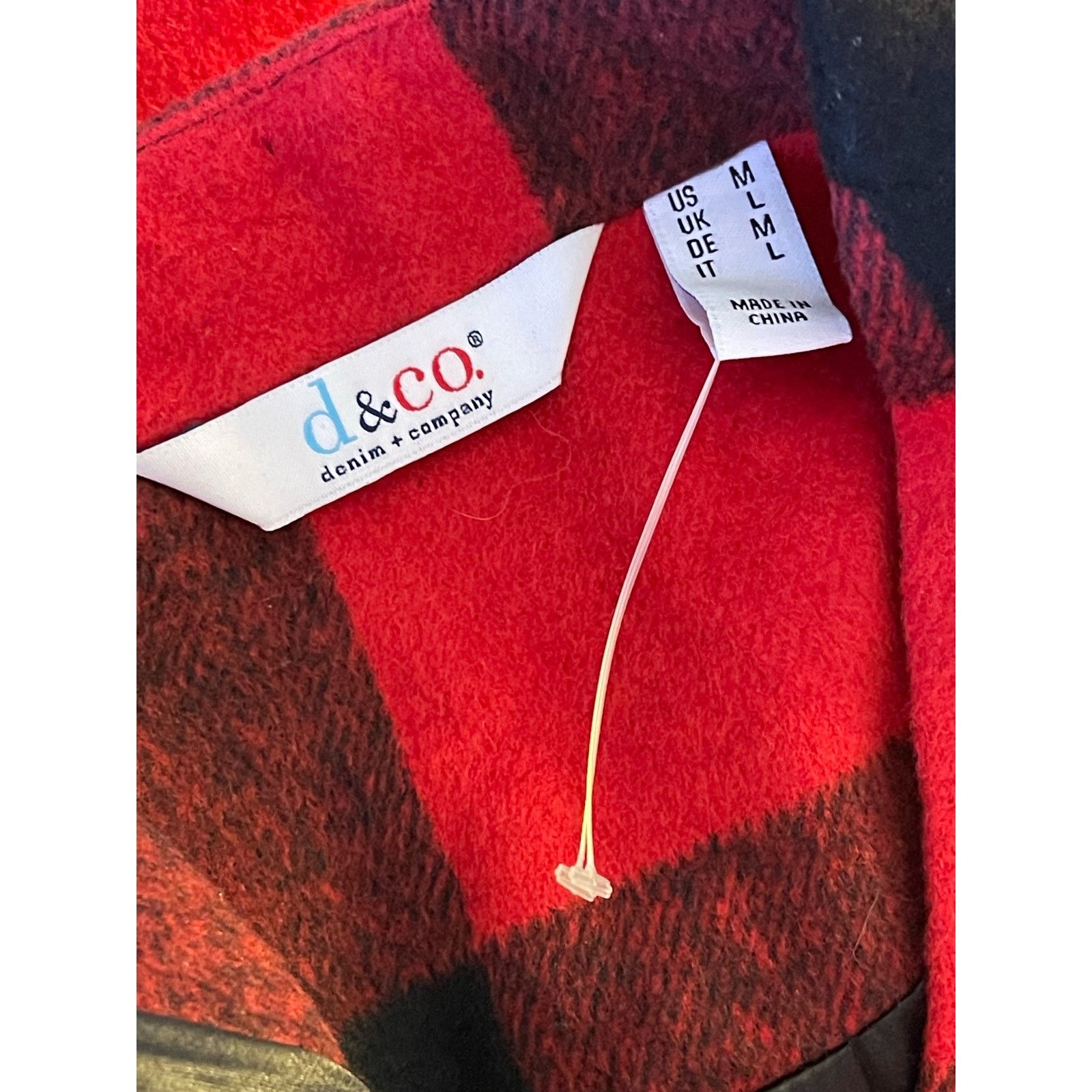 Denim & Co. Denim & Co. Fleece Lumberjack Relaxed Jacket Medium NWOT Size M / US 6-8 / IT 42-44 - 6 Thumbnail
