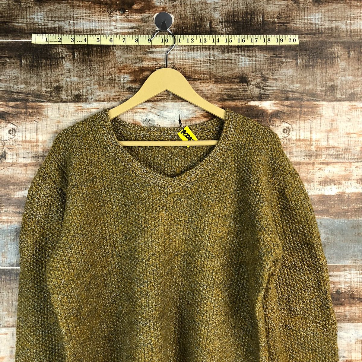 Homespun Knitwear × Japanese Brand Japanese Brand Dark Brown Hand Knit #A2287 Size M / US 6-8 / IT 42-44 - 5 Thumbnail