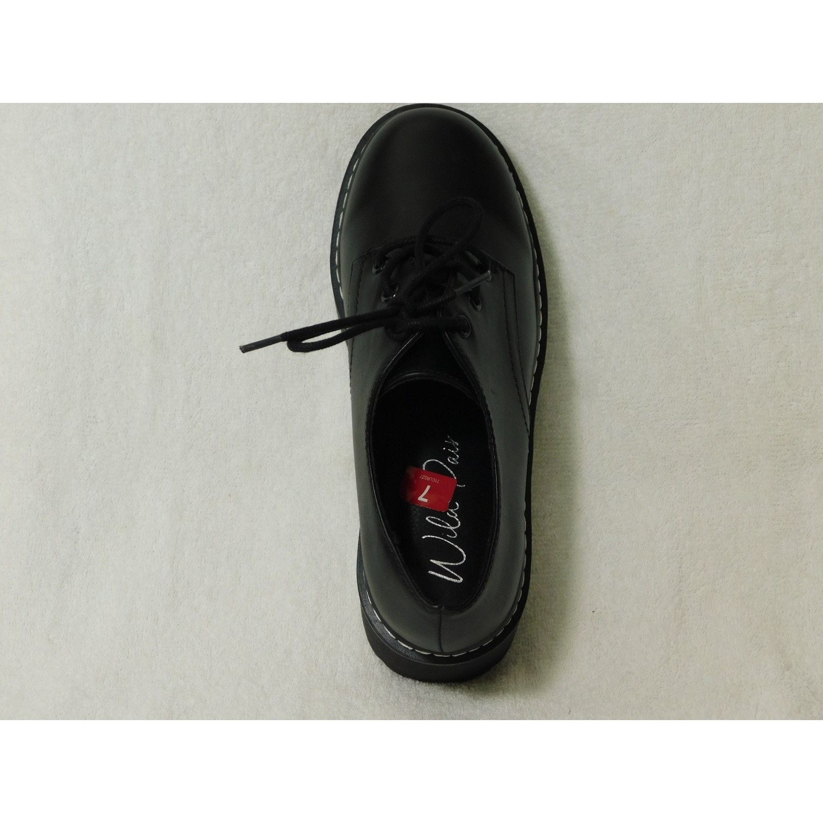 Other W682 Wild Pair Black Authentick Lug Oxfords Shoes 7.5 M Size US 7.5 / IT 37.5 - 4 Thumbnail