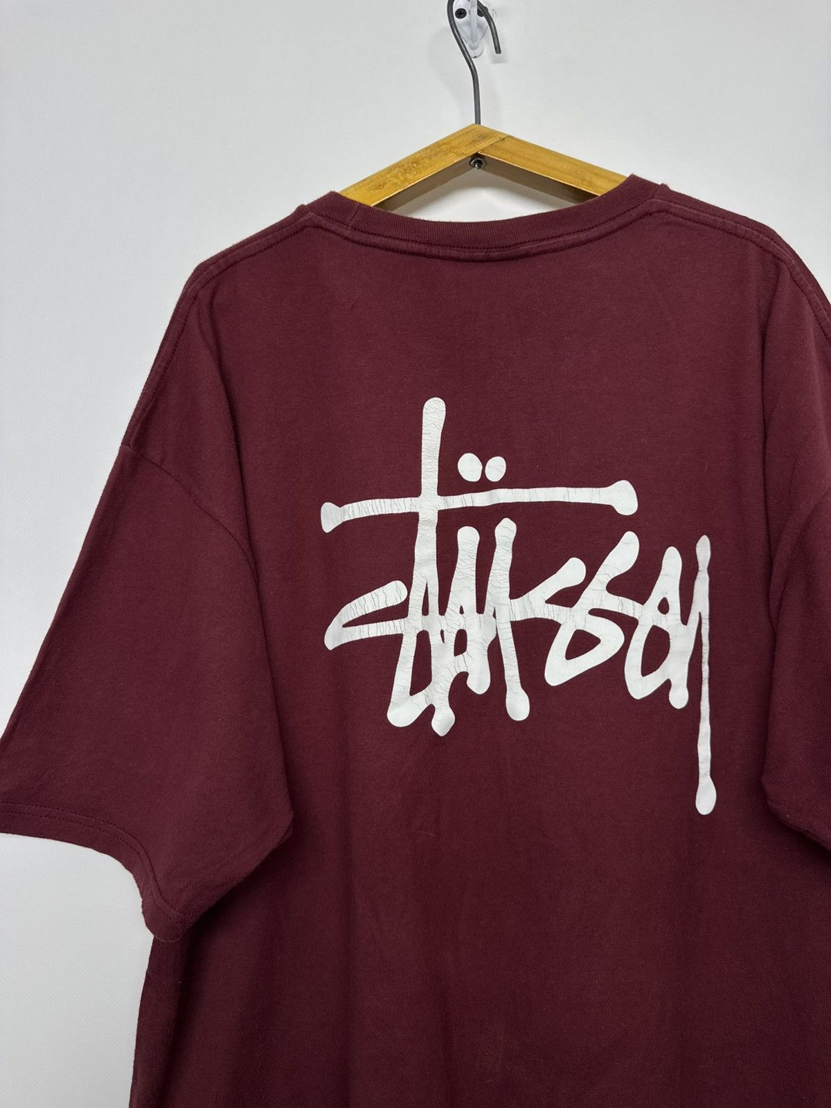 Stussy Vintage Y2k Stussy Big Logo T-Shirt 00’s Size US XL / EU 56 / 4 - 1 Thumbnail