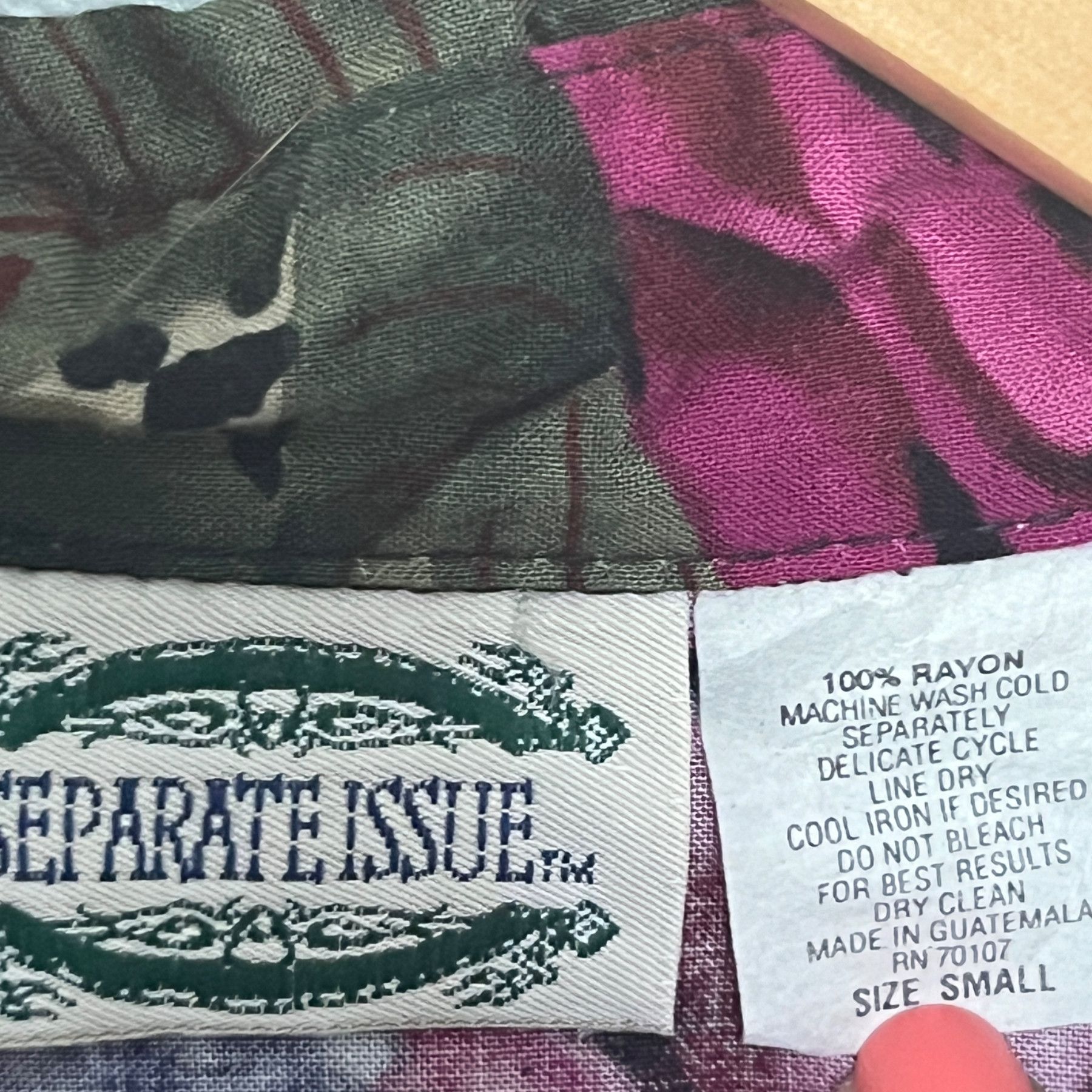 Designer Vintage Separate Issue Short-Sleeve Shirt Size Small Size US S / EU 44-46 / 1 - 4 Thumbnail