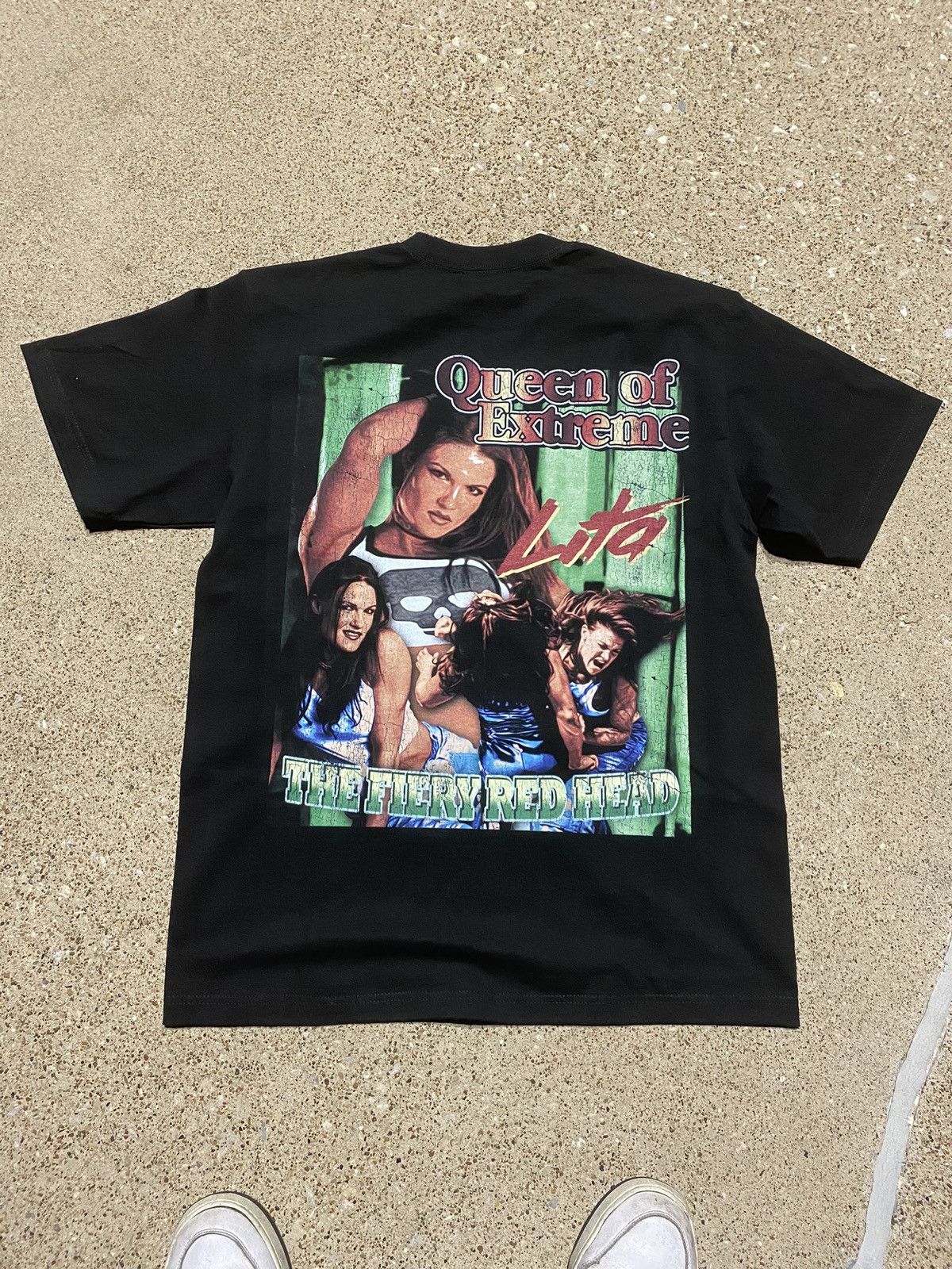 Vintage × WWE Vintage Inspired one of one lita rap tee bootleg Size US L / EU 52-54 / 3 - 2 Thumbnail