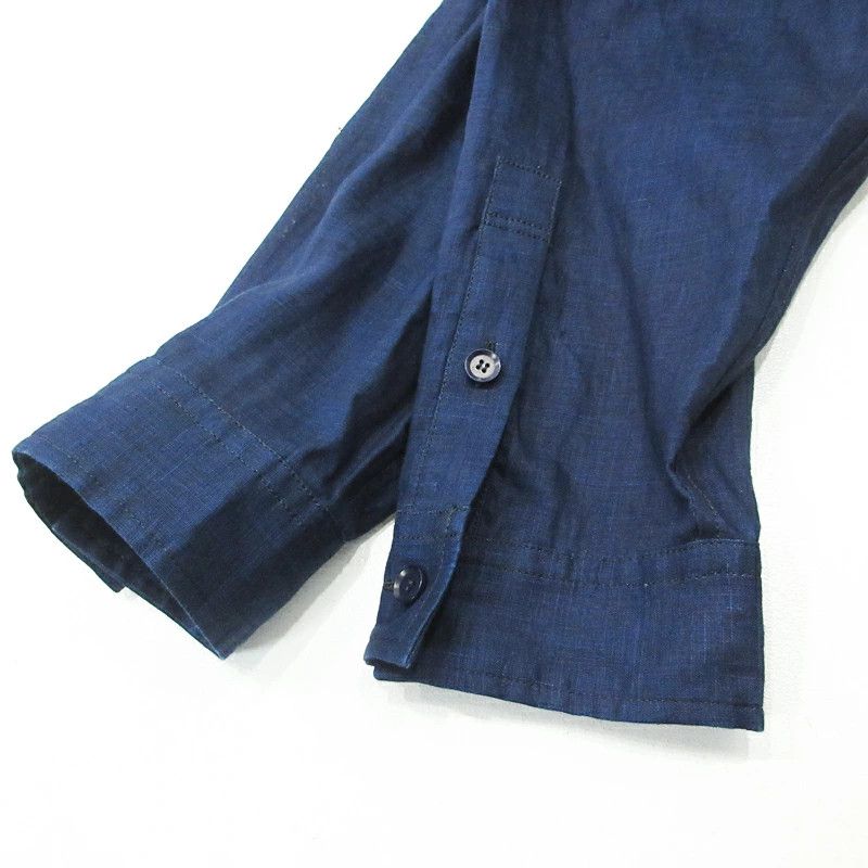 Yohji Yamamoto Yohji Yamamoto POUR HOMME Coated Double Collar Shirt Size US M / EU 48-50 / 2 - 6 Thumbnail