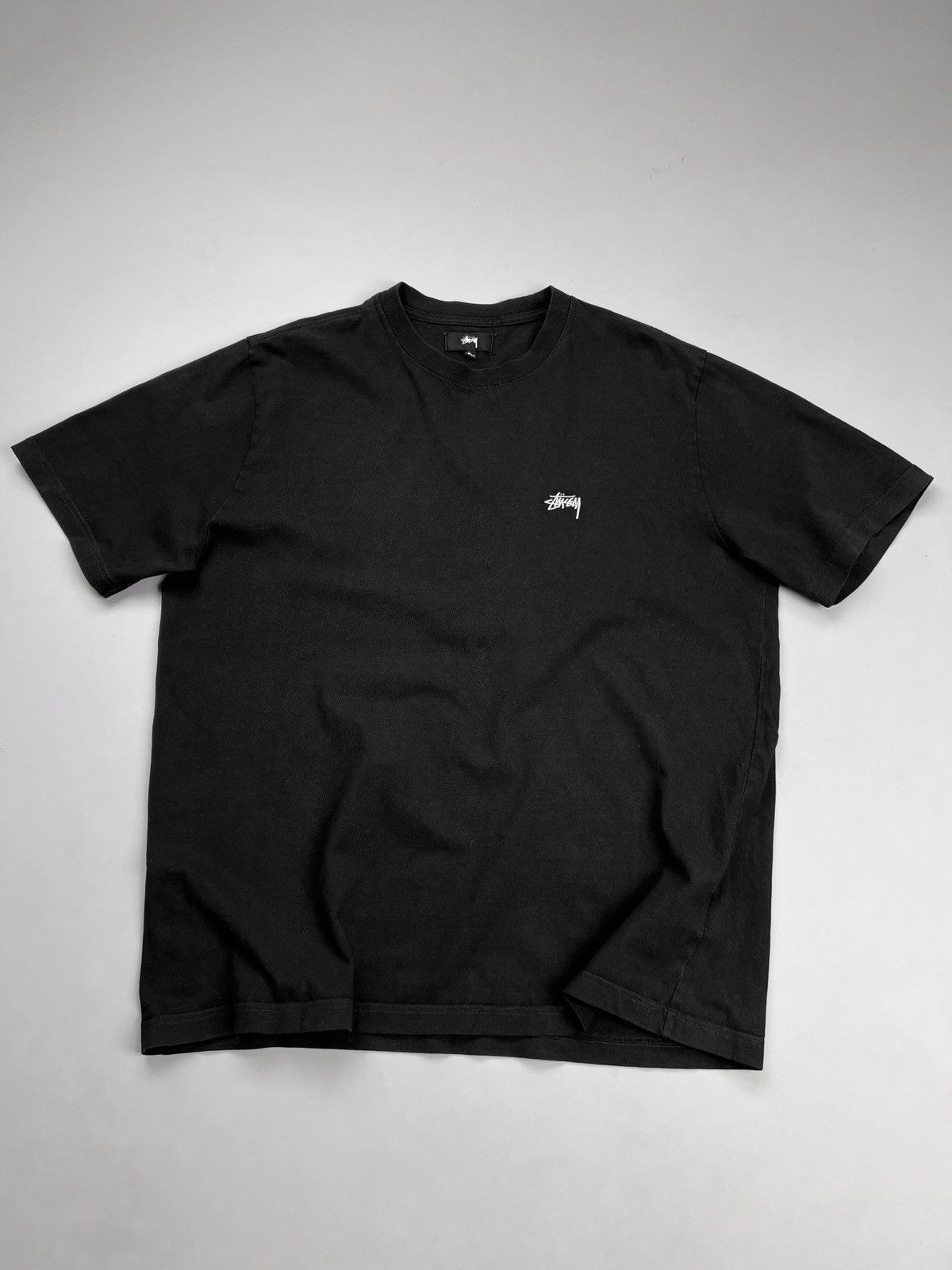 Streetwear × Stussy × Vintage Stussy Embroidered Logo T