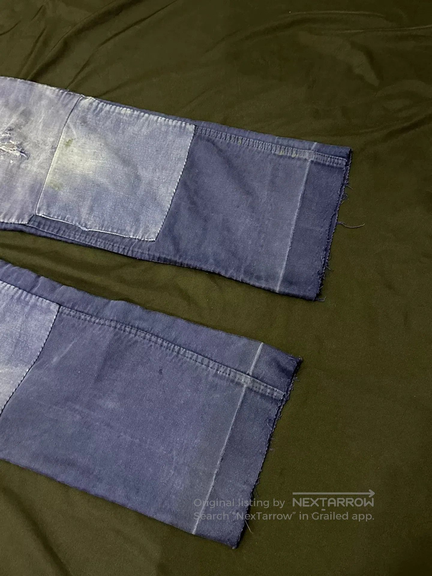 Vintage Vintage 50s French Workwear Mole Skin Pants. Size US 31 - 2 Thumbnail