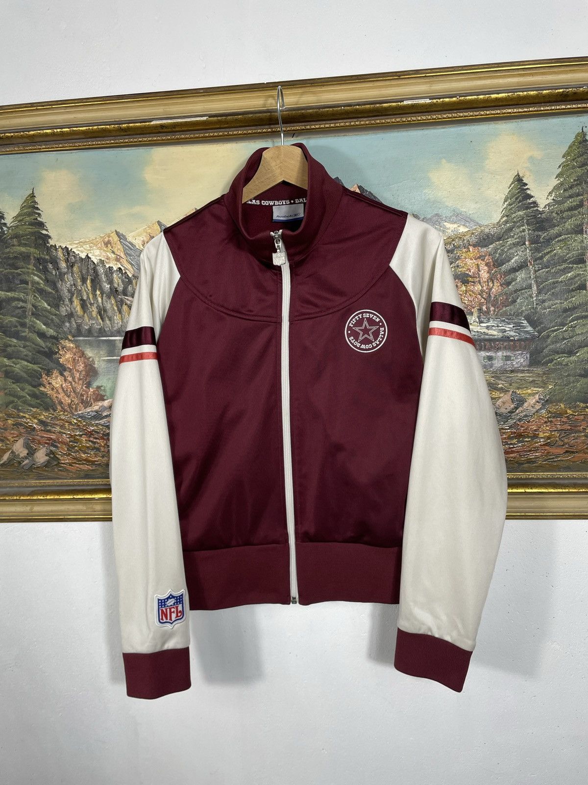 NFL × Reebok × Vintage Reebok NFL Zip Sweatshirt Crewneck Vintage Y2k Cyber Casual Size S / US 4 / IT 40 - 3 Thumbnail
