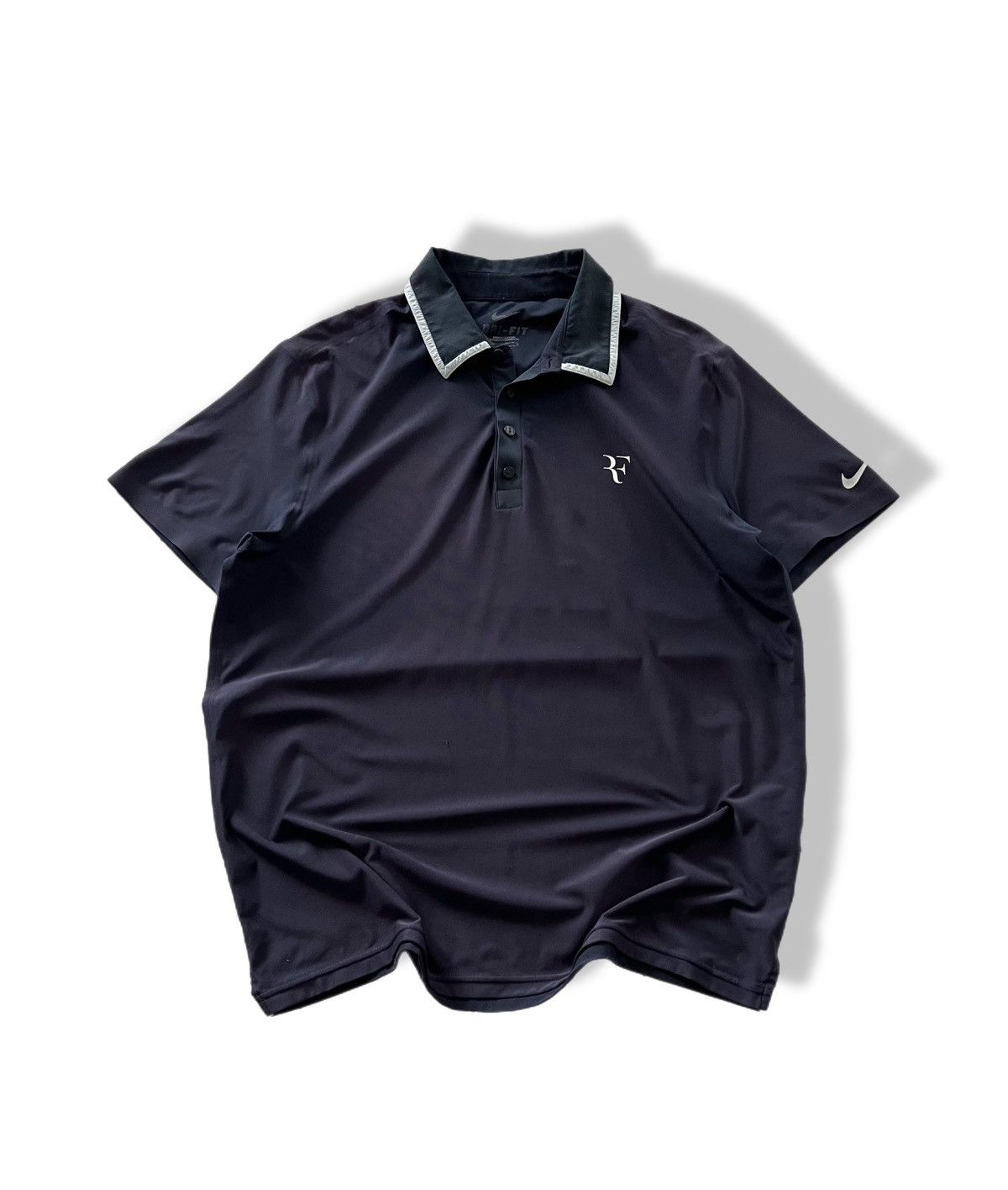 Nike Roger Federer Nike RF Tennis Polo US Open Nigth Session 2010 Size US L / EU 52-54 / 3 - 1 Thumbnail