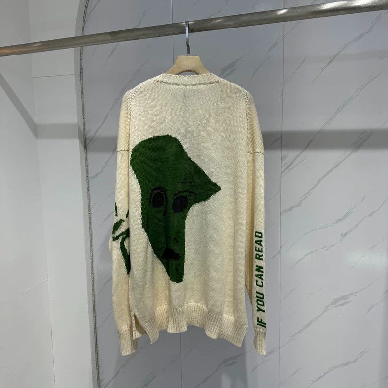 Dior Dior New Little Devil Printed Beige Knitted Sweater Size US L / EU 52-54 / 3 - 3 Thumbnail