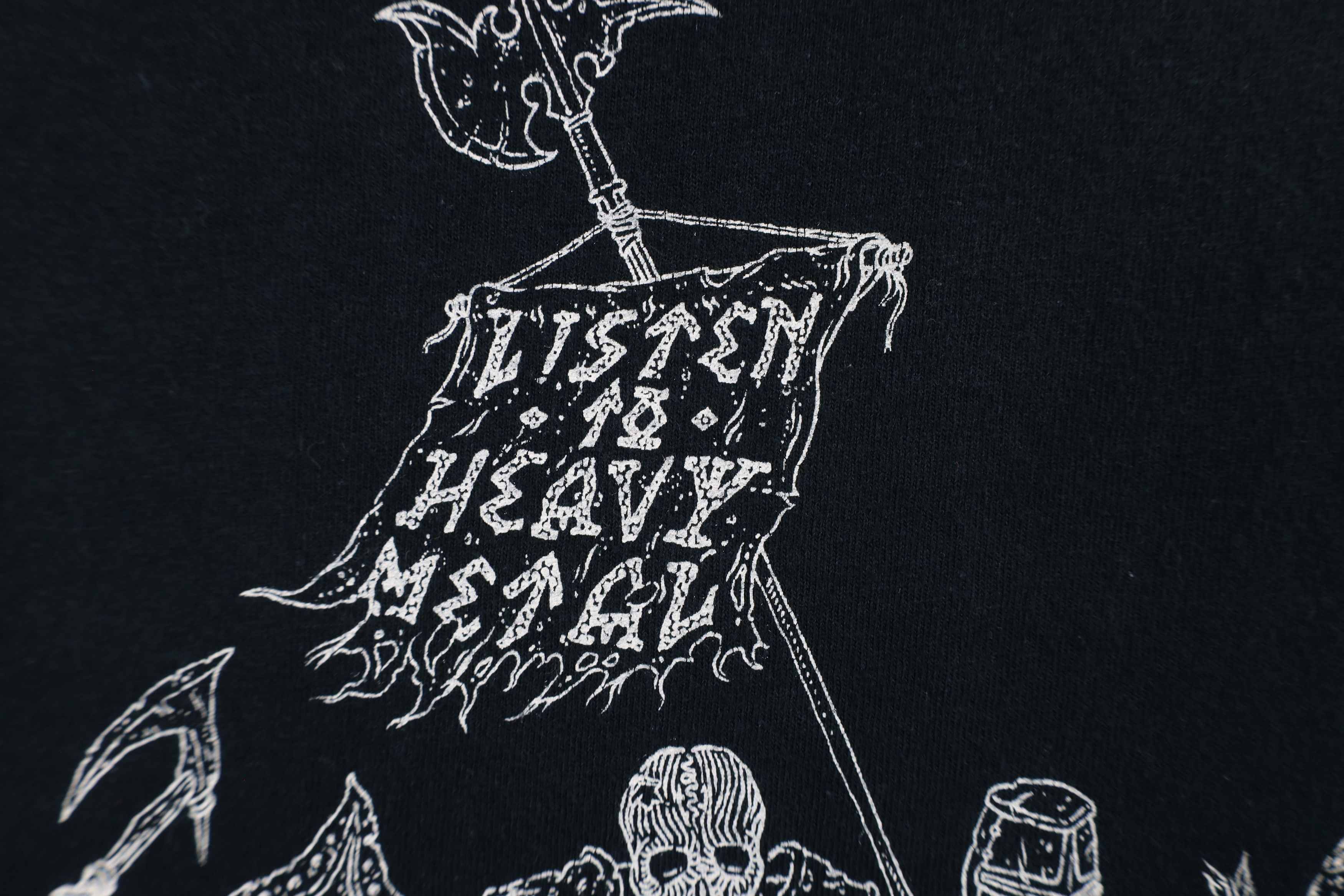 Vintage Vintage 90s Y2K Heavy Metal Club Zombie Skeleton T-Shirt Size US L / EU 52-54 / 3 - 5 Thumbnail