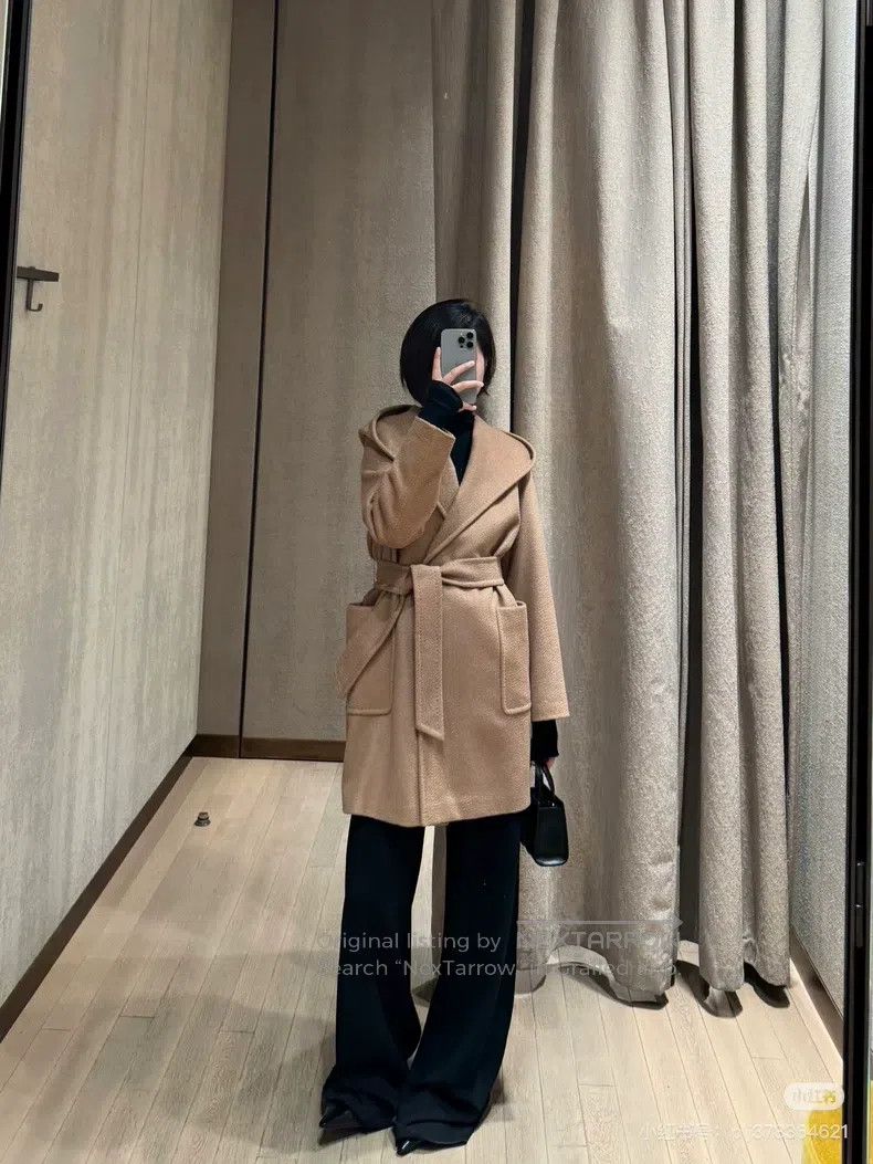 Max Mara Max Mara Camel Fleece Water Ripple Bathrobe Coat Size M / US 6-8 / IT 42-44 - 8 Thumbnail