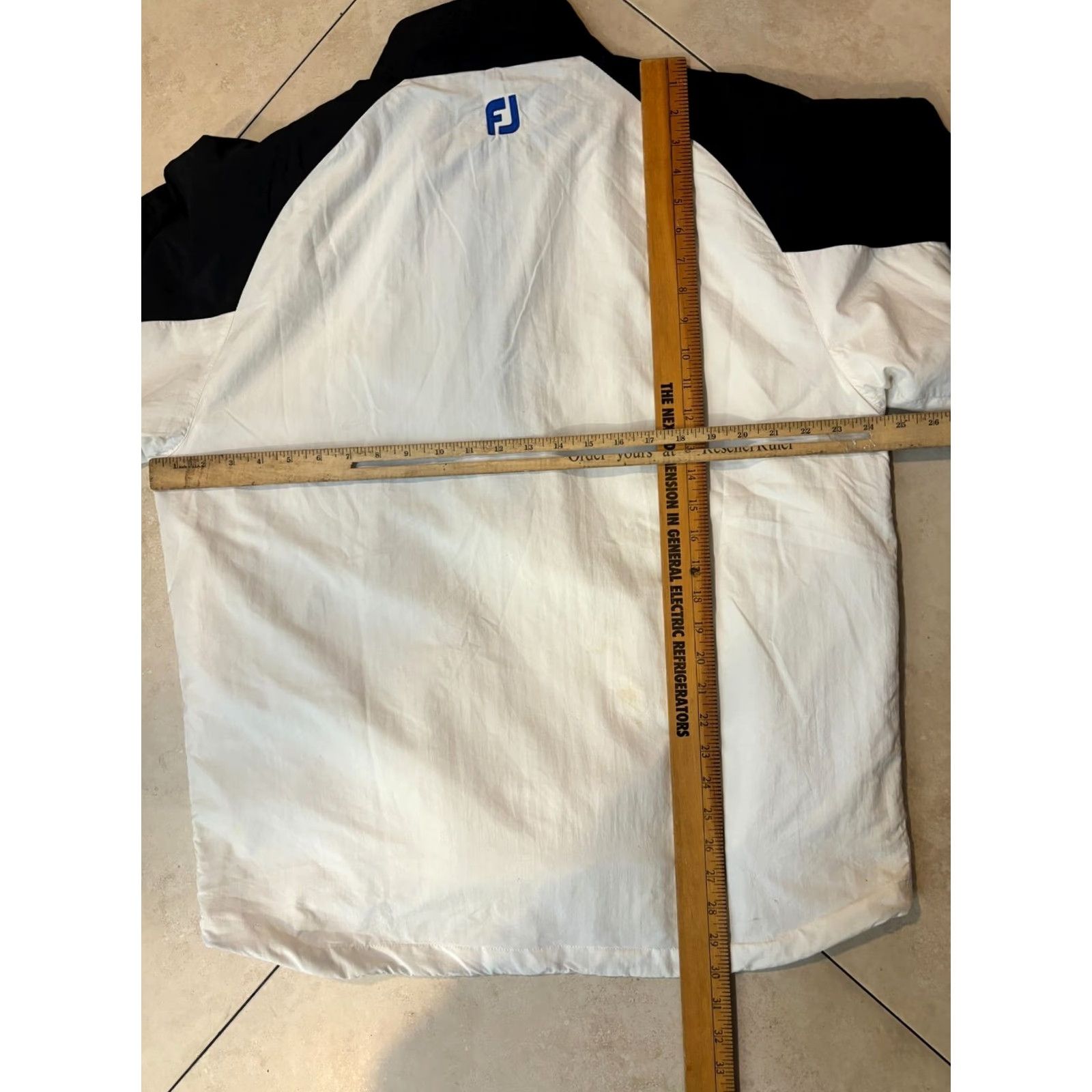 Footjoy Footjoy FJ 1/4 Zip Pullover Jacket Windbreaker Men's L White 564 Size US L / EU 52-54 / 3 - 8 Thumbnail