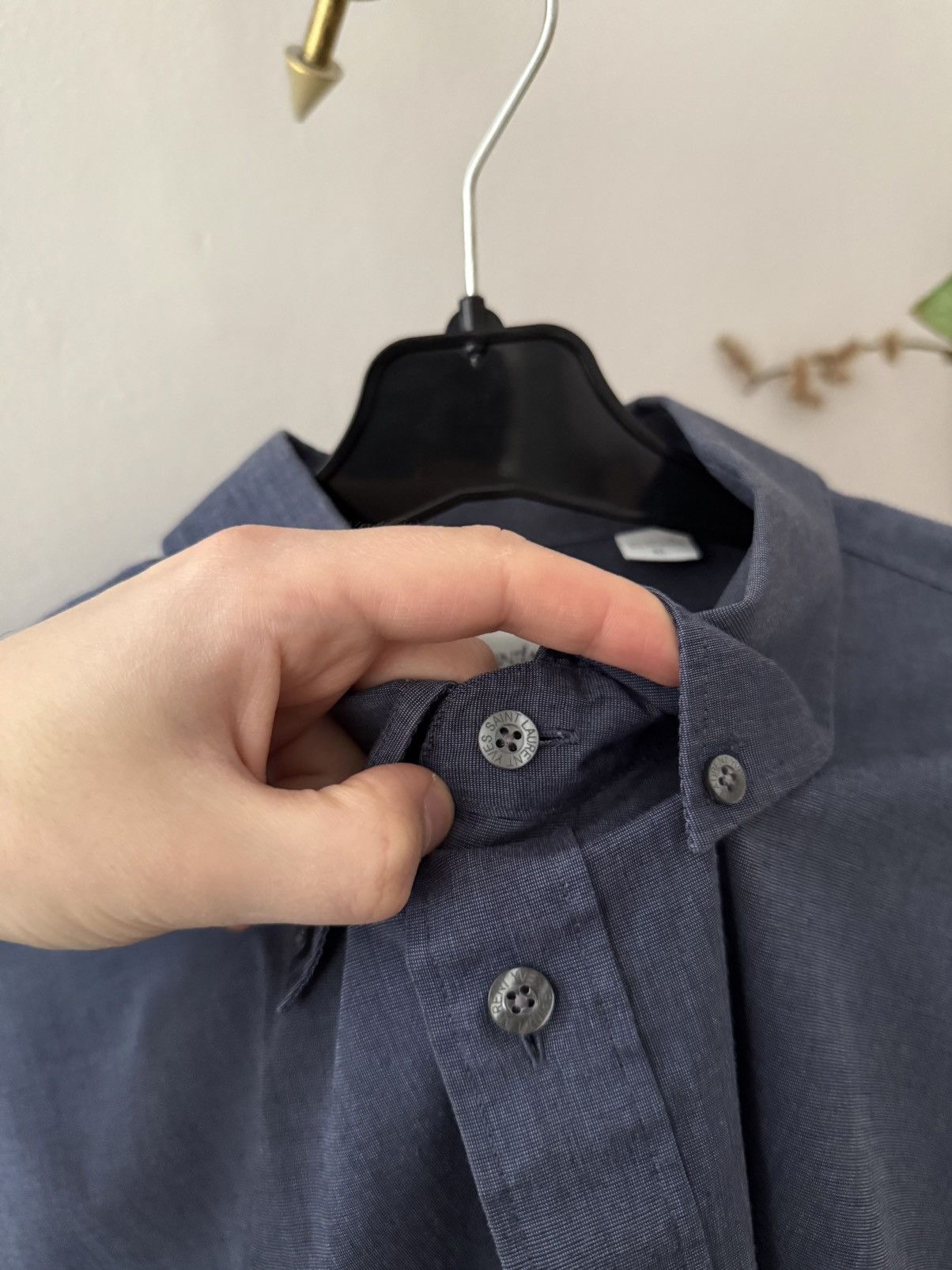 Yves Saint Laurent Vintage Yves Saint Laurent YSL Button Up Shirt Size US XL / EU 56 / 4 - 5 Thumbnail
