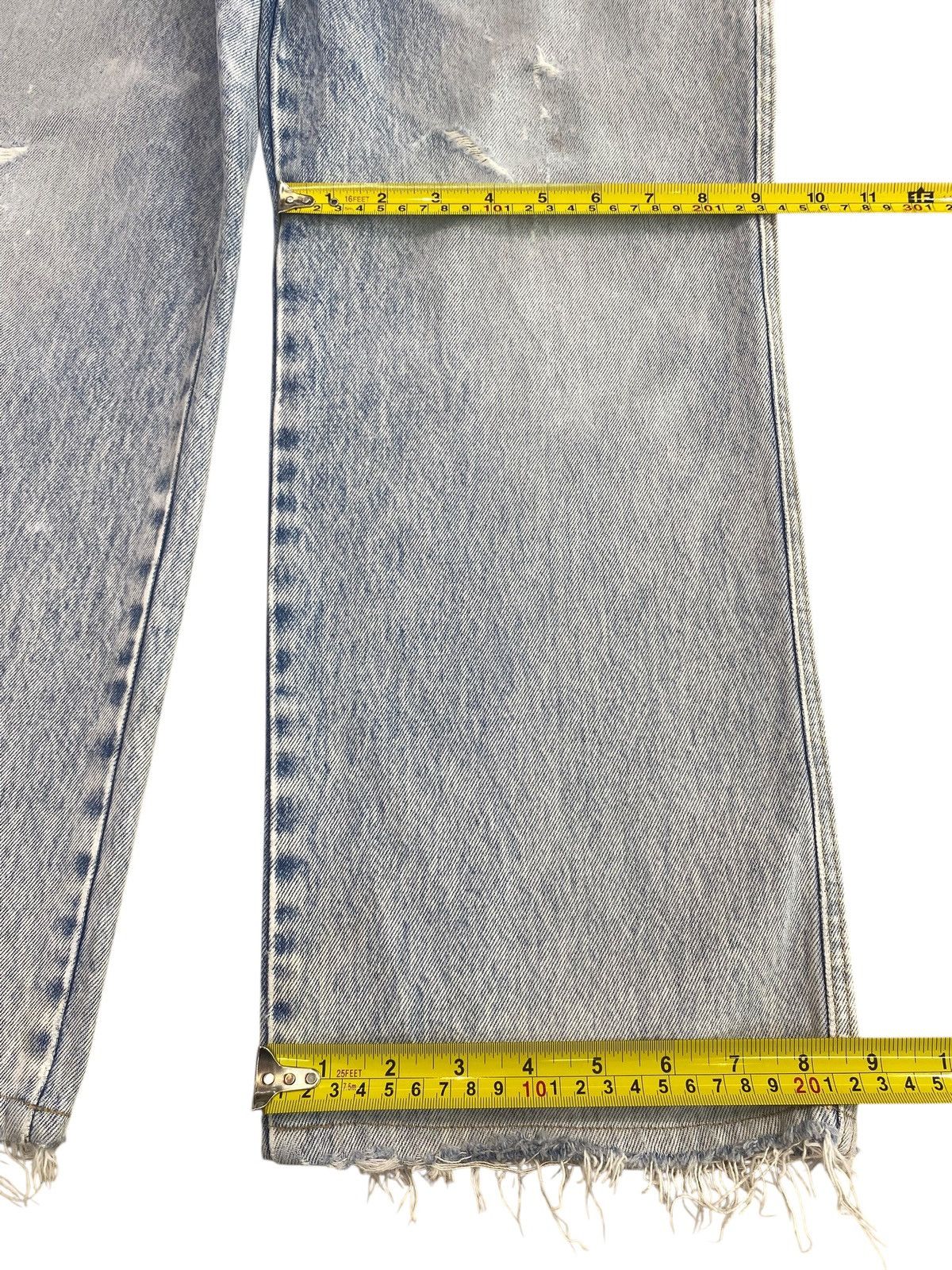 Other Japanese Brand Acid Blue Wash Style Loose Jeans Size US 32 / EU 48 - 7 Thumbnail
