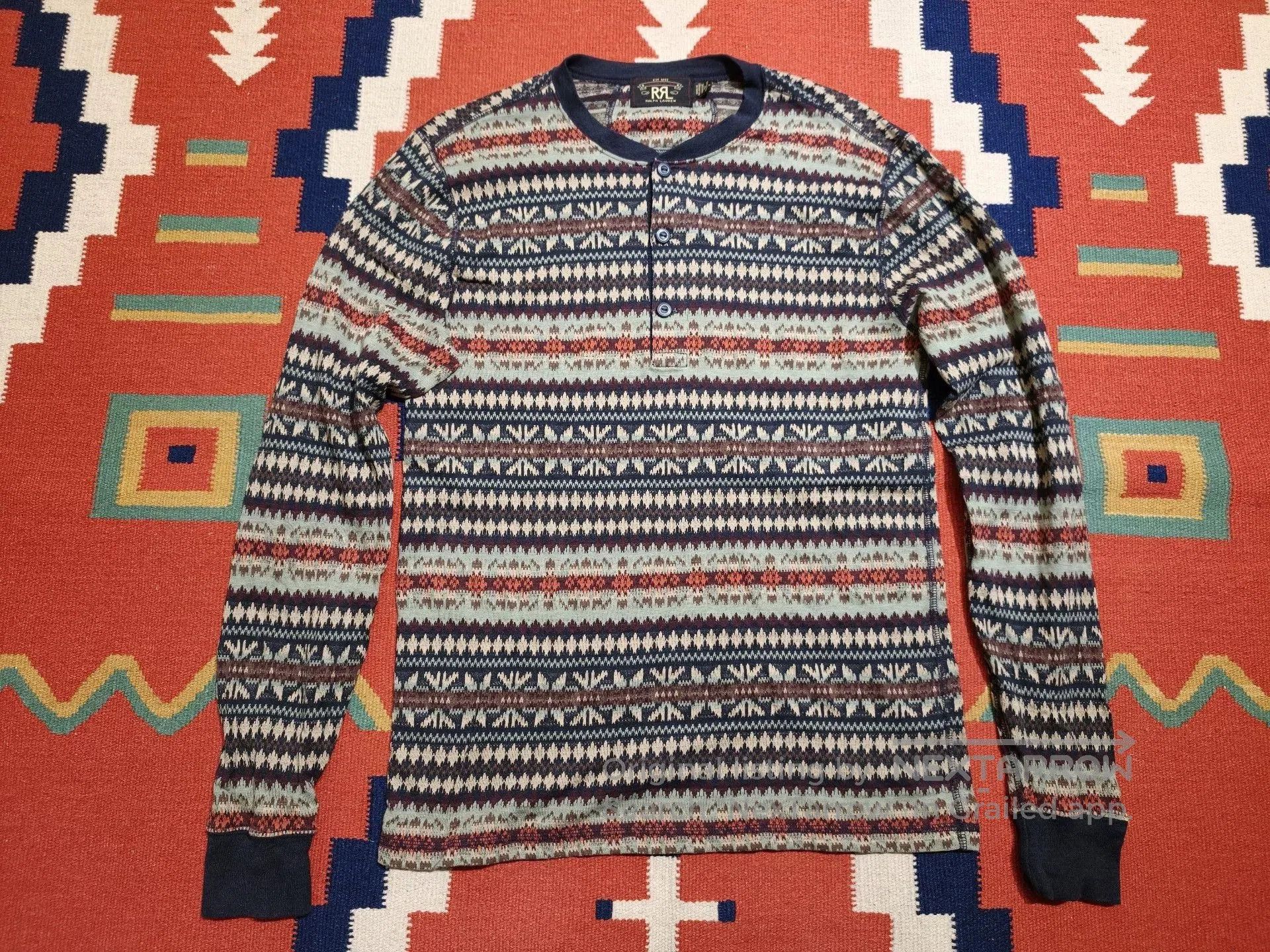 RRL Ralph Lauren RRL Long Sleeve Henley T. Size US M / EU 48-50 / 2 - 1 Thumbnail