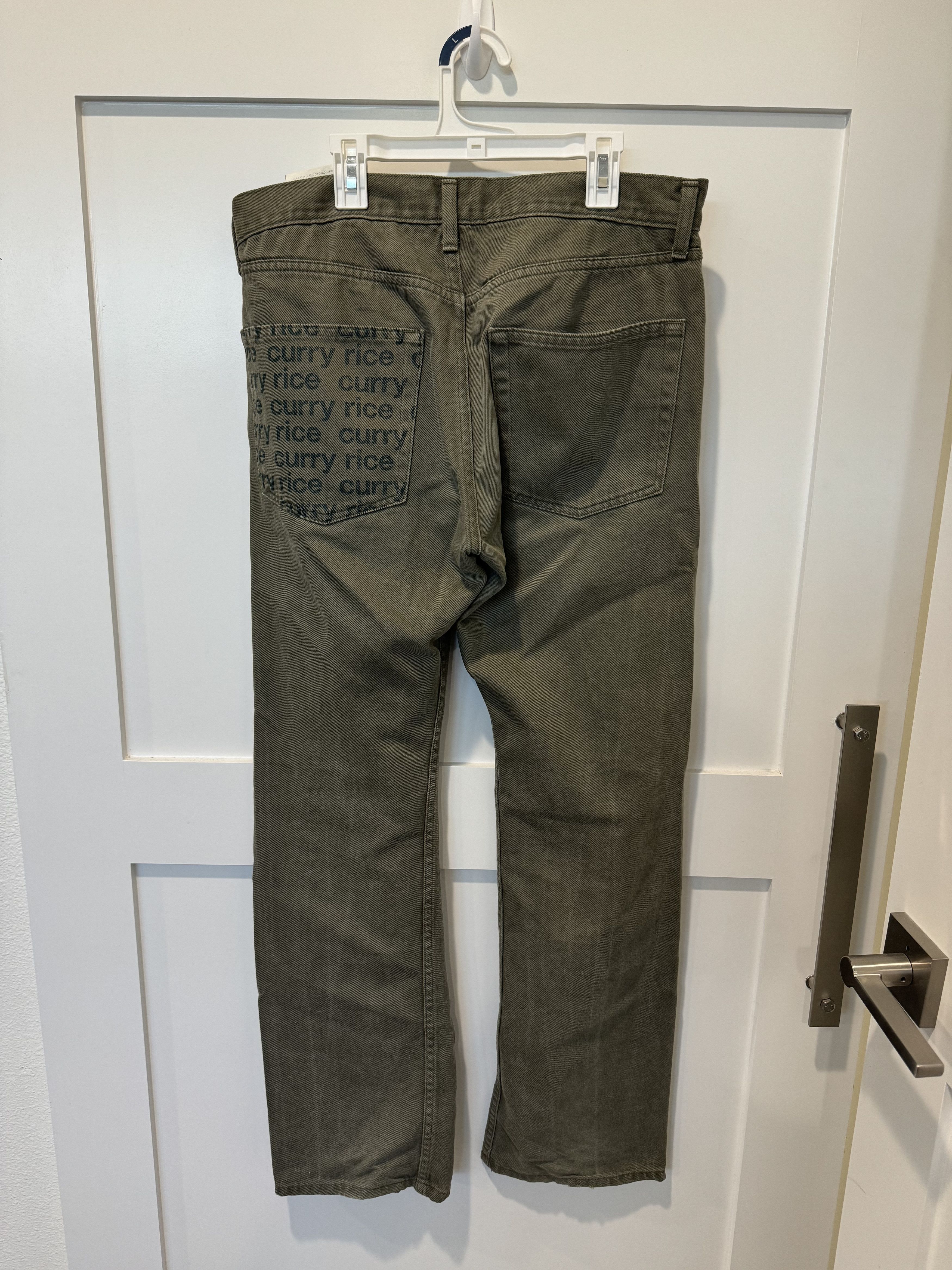 Junya Watanabe Junya Watanabe Curry Rice Denim Jeans Size US 34 / EU 50 - 2 Thumbnail