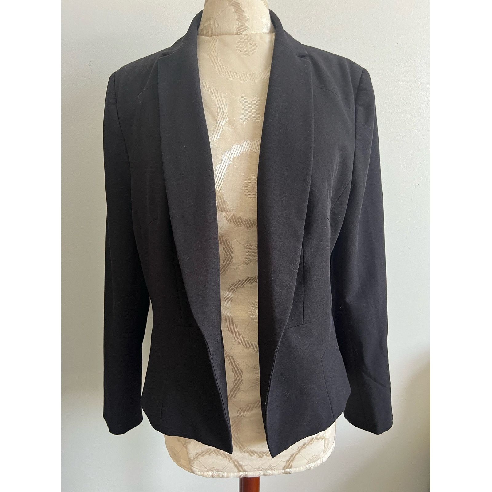 Worthington Worthington Single Buttoned Classic Black Blazer Size 14 Size XL / US 12-14 / IT 48-50 - 2 Thumbnail