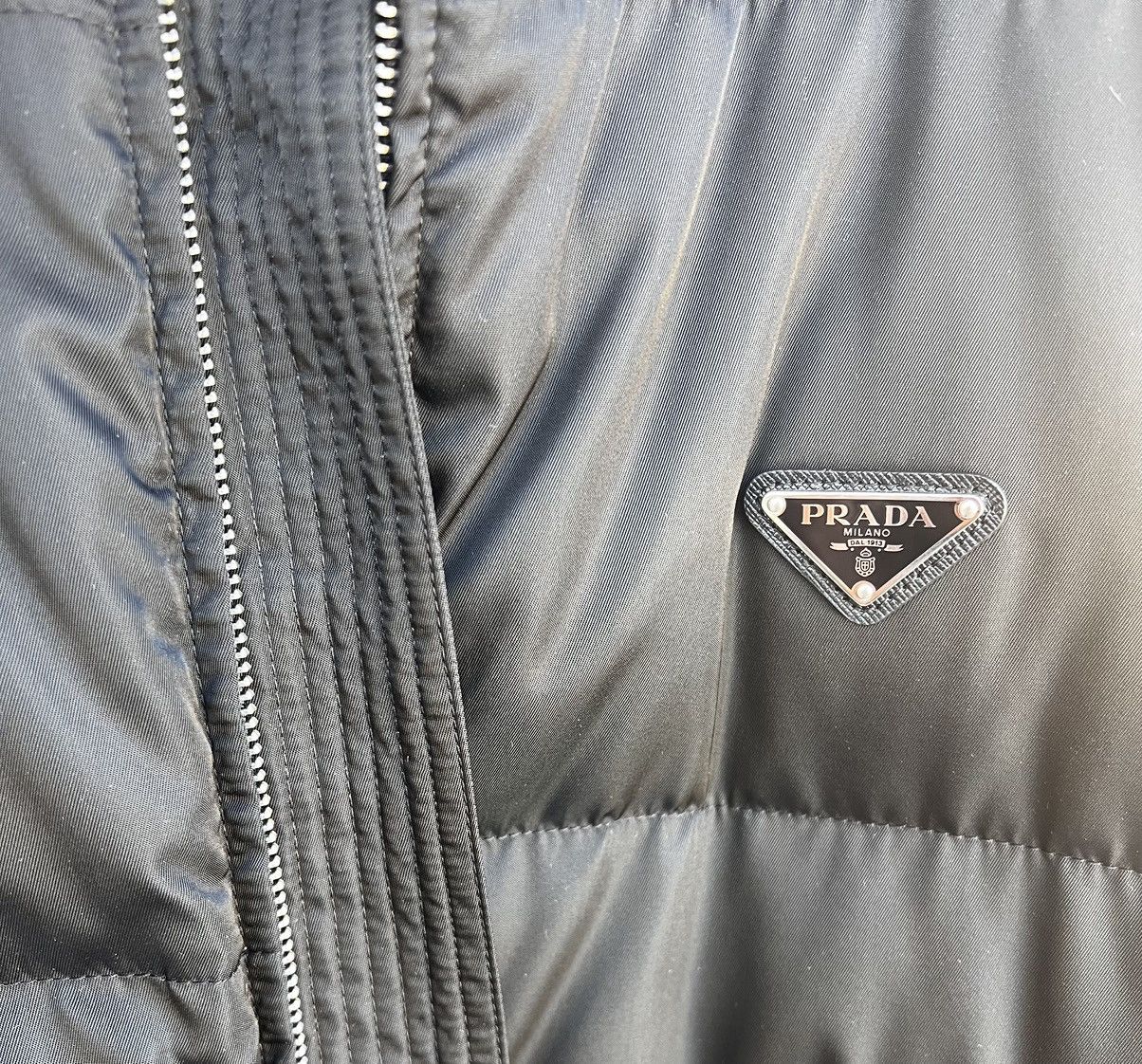 Prada Prada Renylon Padded Coat with sheepskin lining Size US M / EU 48-50 / 2 - 8 Thumbnail