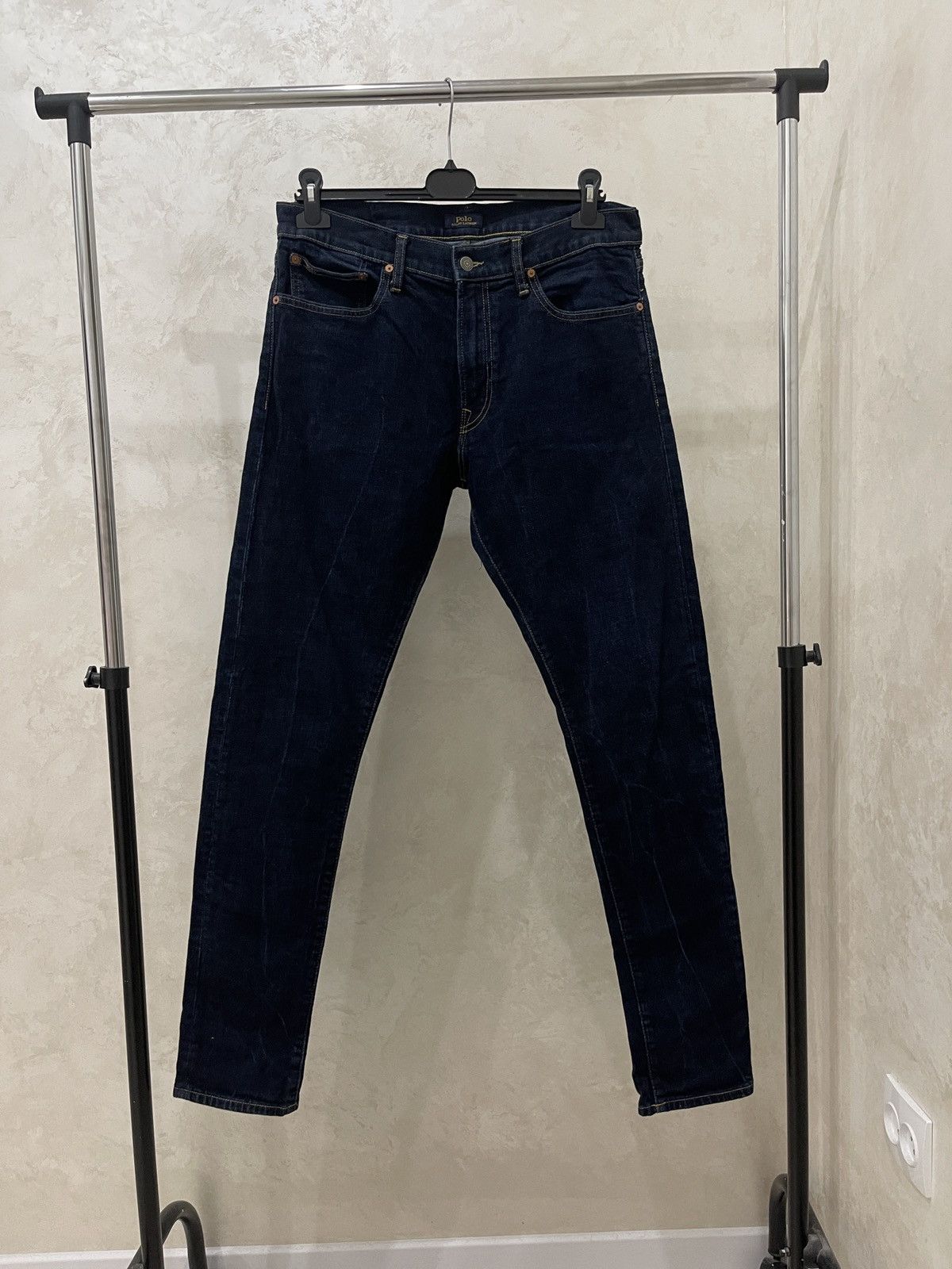 Polo Ralph Lauren Polo Ralph Lauren Dark Wash Slim Denim Jeans 34x34 Size US 34 / EU 50 - 1 Thumbnail