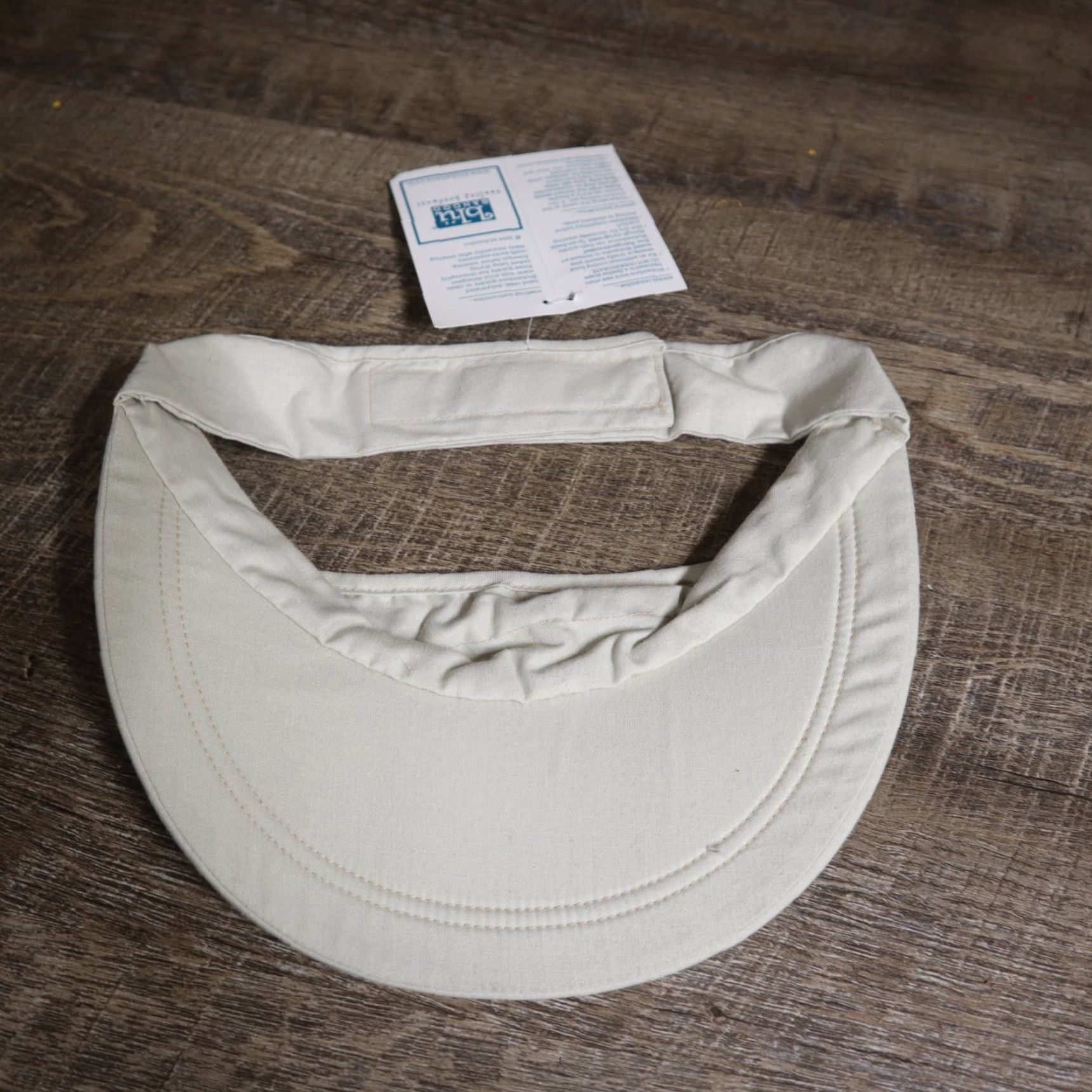 Vintage WV West Virginia Lottery Visor Hat Cap Adjustable Tan Adult Hat Men's Adjustable Visor Beige WV Lottery Cap Size ONE SIZE - 6 Thumbnail