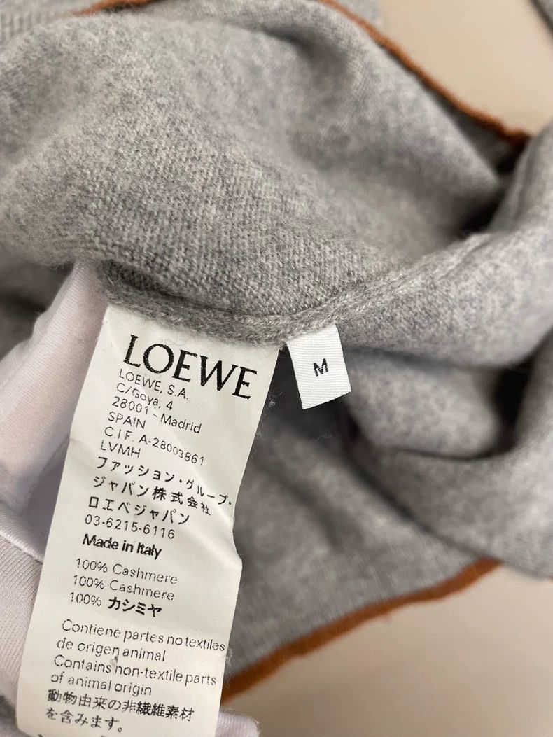 Loewe LOEWE Gray cashmere knit sweater Size US M / EU 48-50 / 2 - 9 Thumbnail