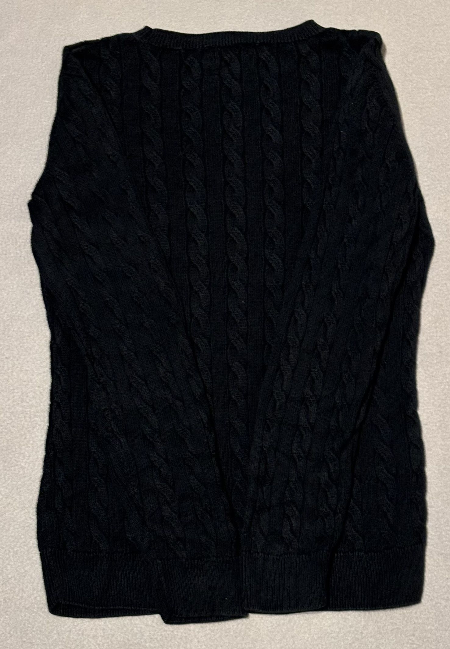 Lacoste Lacoste Cable Sweater Black Size M / US 6-8 / IT 42-44 - 10 Thumbnail